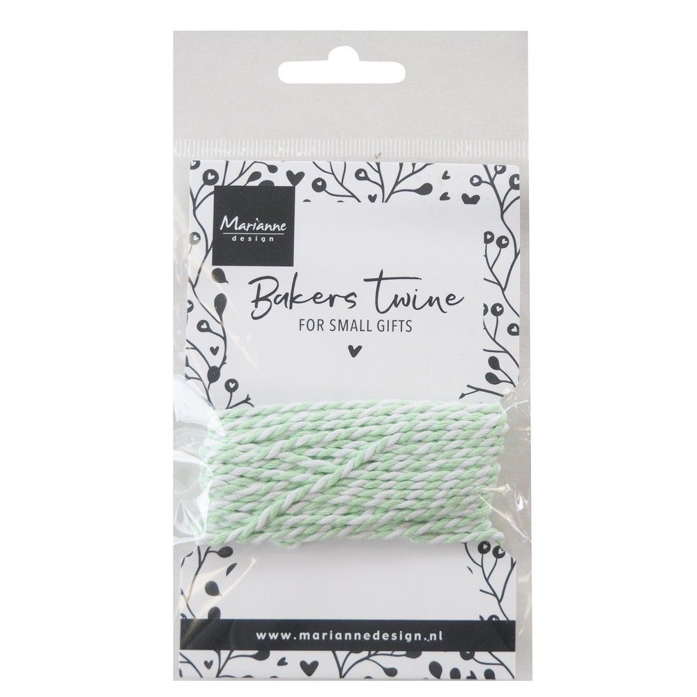 Marianne Design • Bakers Twine Mint/White