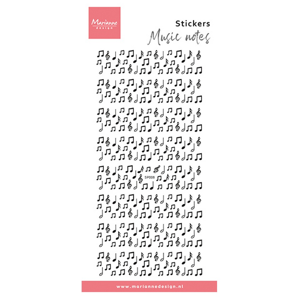 Marianne Design • Decoratie Materiaal Stickers - Music notes