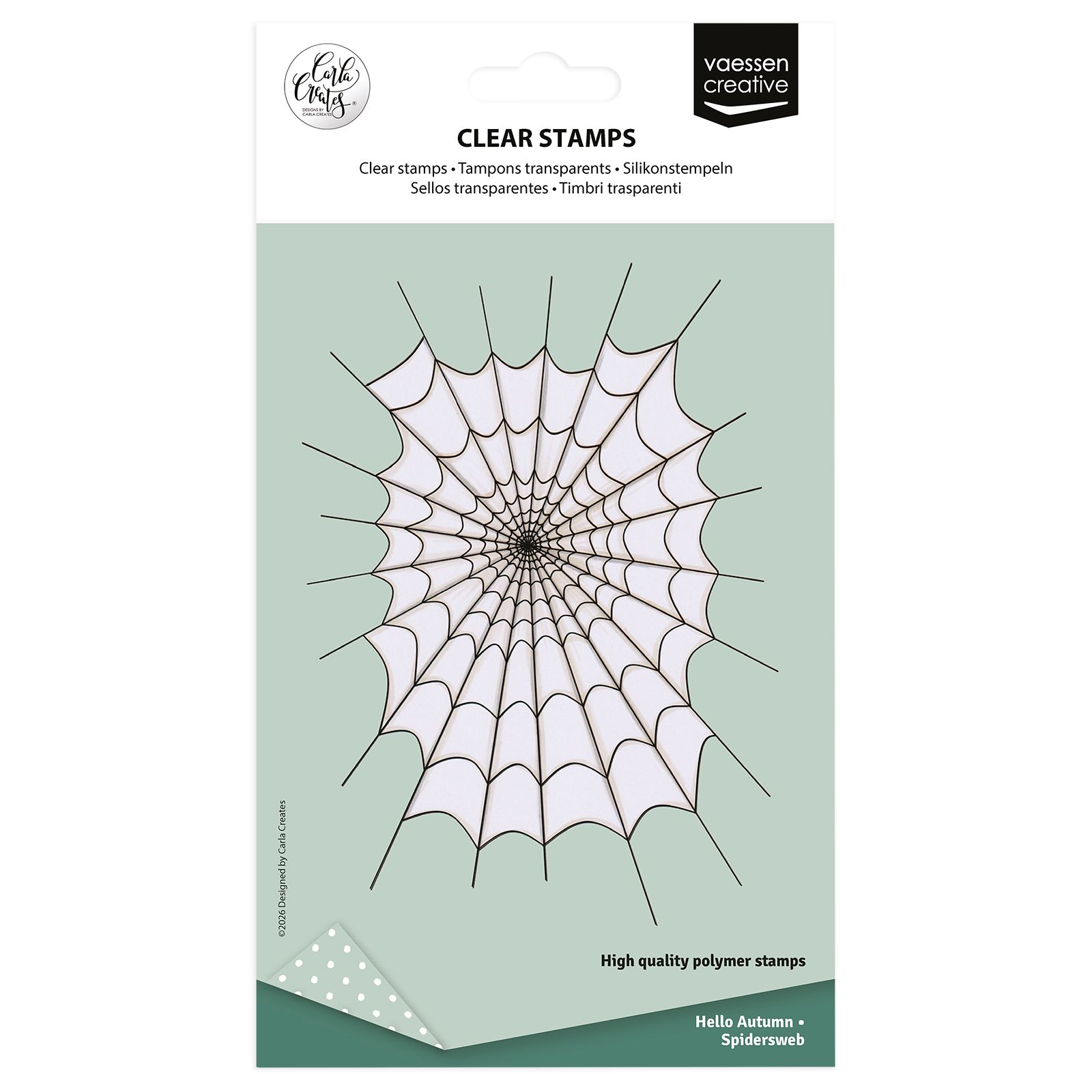 Vaessen Creative • Clear Stamp by Carla Creates Spiderweb