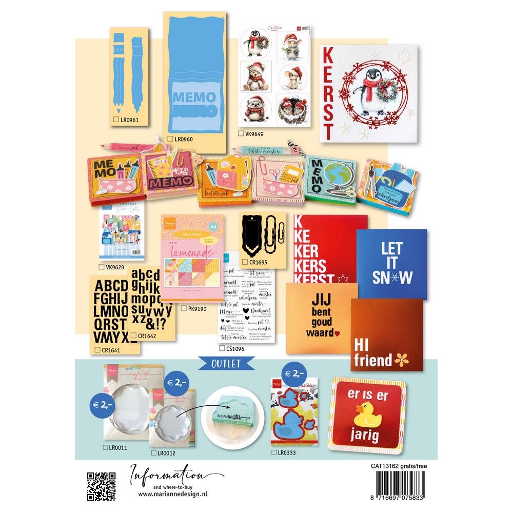 Marianne Design • Leaflet The Collection # 162 Juni 2026 A4