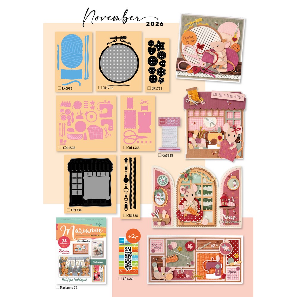 Marianne Design • Leaflet The Collection #167 November A4