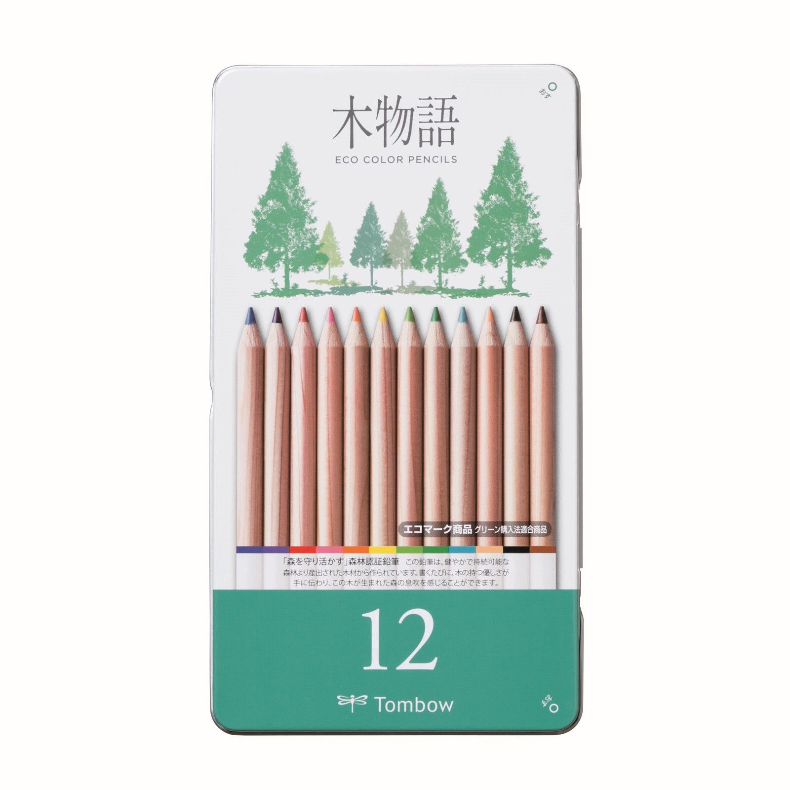 Tombow • Ki-Monogatari Eco coloured pencil, set of 12