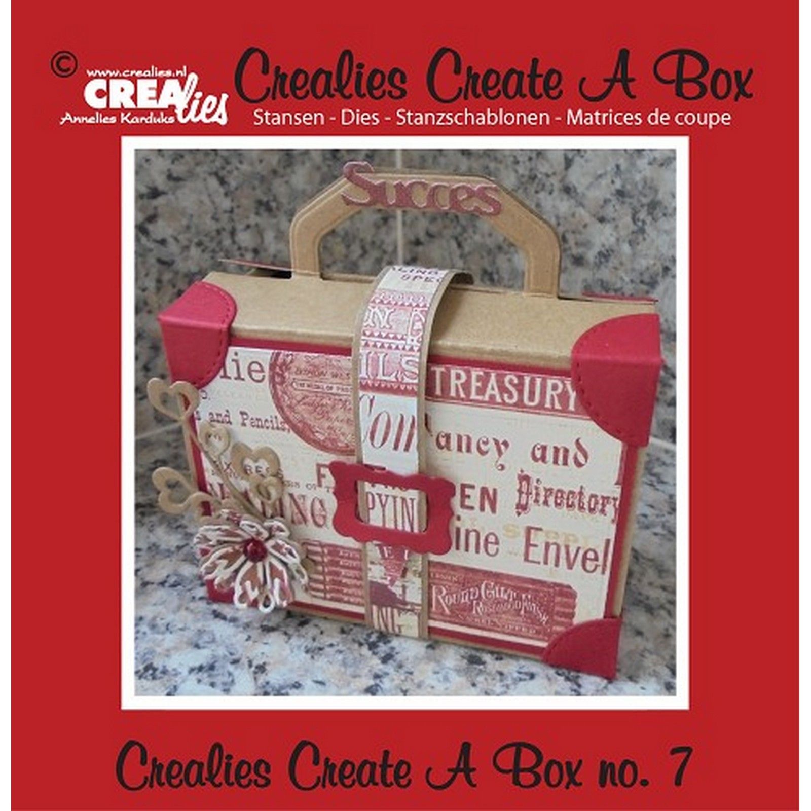 Crealies • Create A Box cutting die no.7 Suitcase
