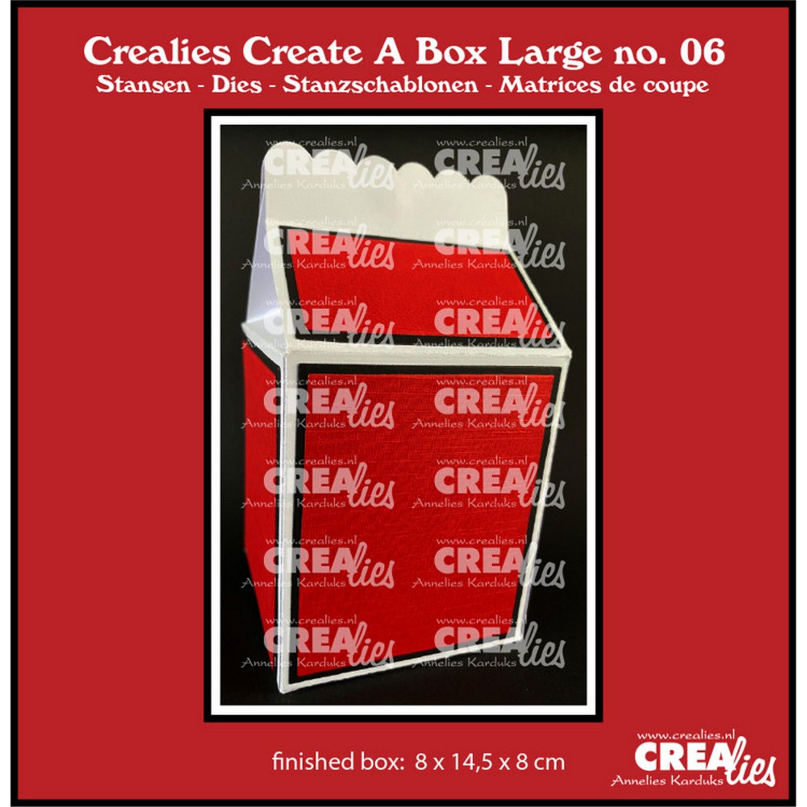 Crealies • Create A Box Dies Large Milk Carton Large