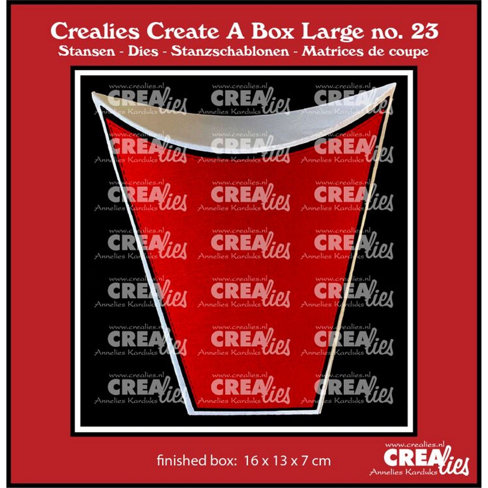 Crealies • Create A Box Large Standing Pillowbox Large