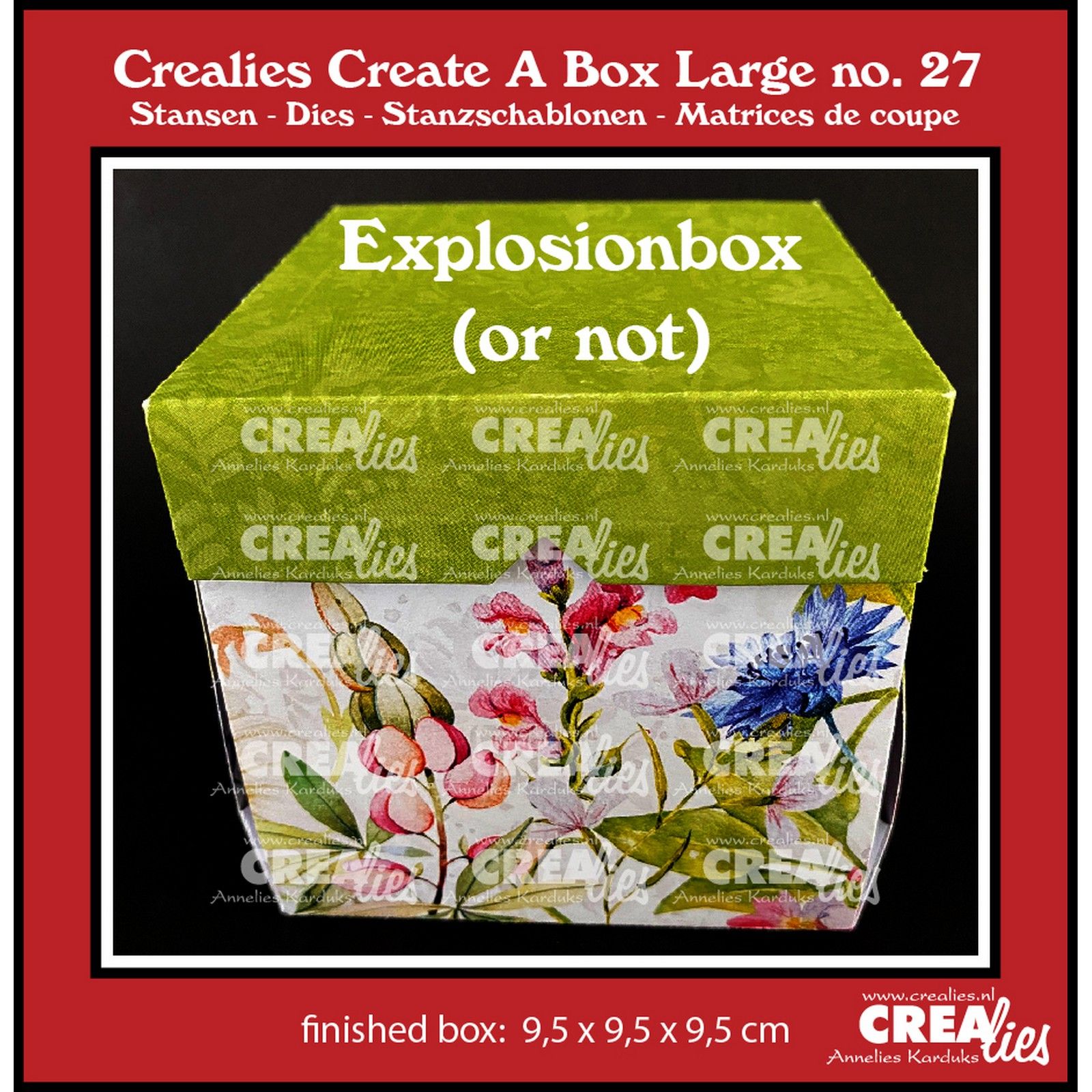 Crealies • Create A Box Explosion (Or Not) Box Large
