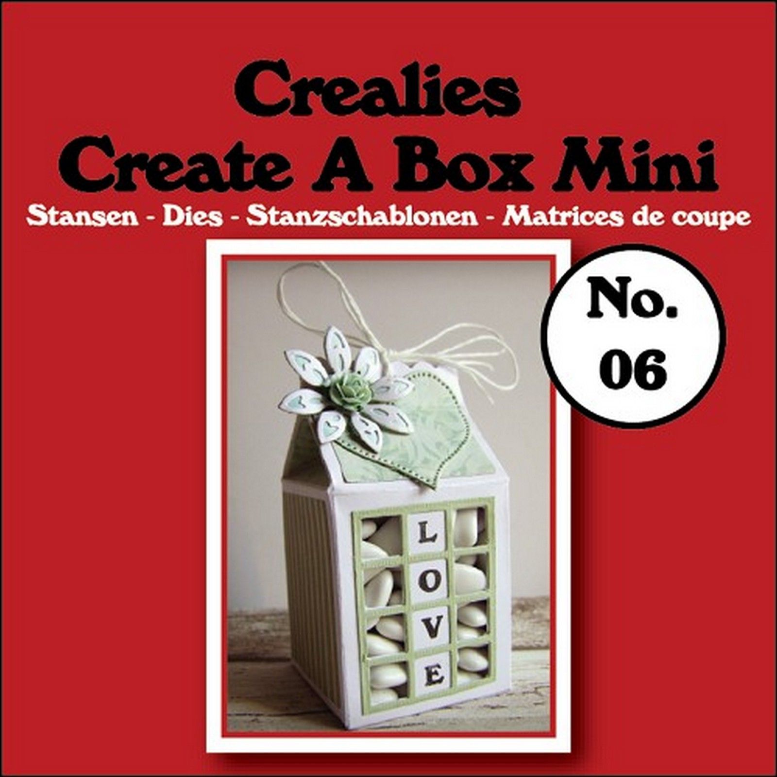 Crealies • Create A Box mini plantilla de corte no.06 Milk carton