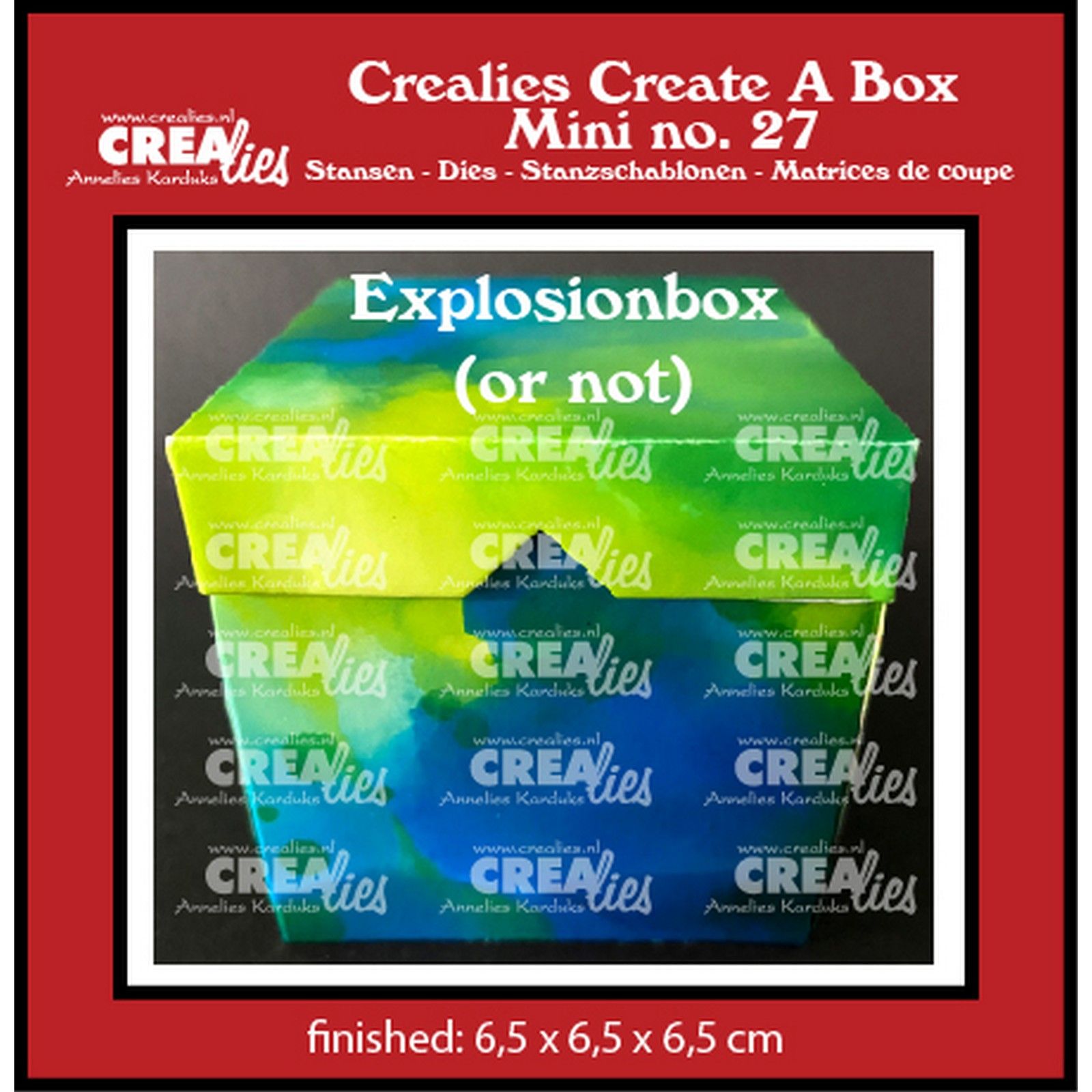 Crealies • Create A Box Explosion (Or Not) Box Mini