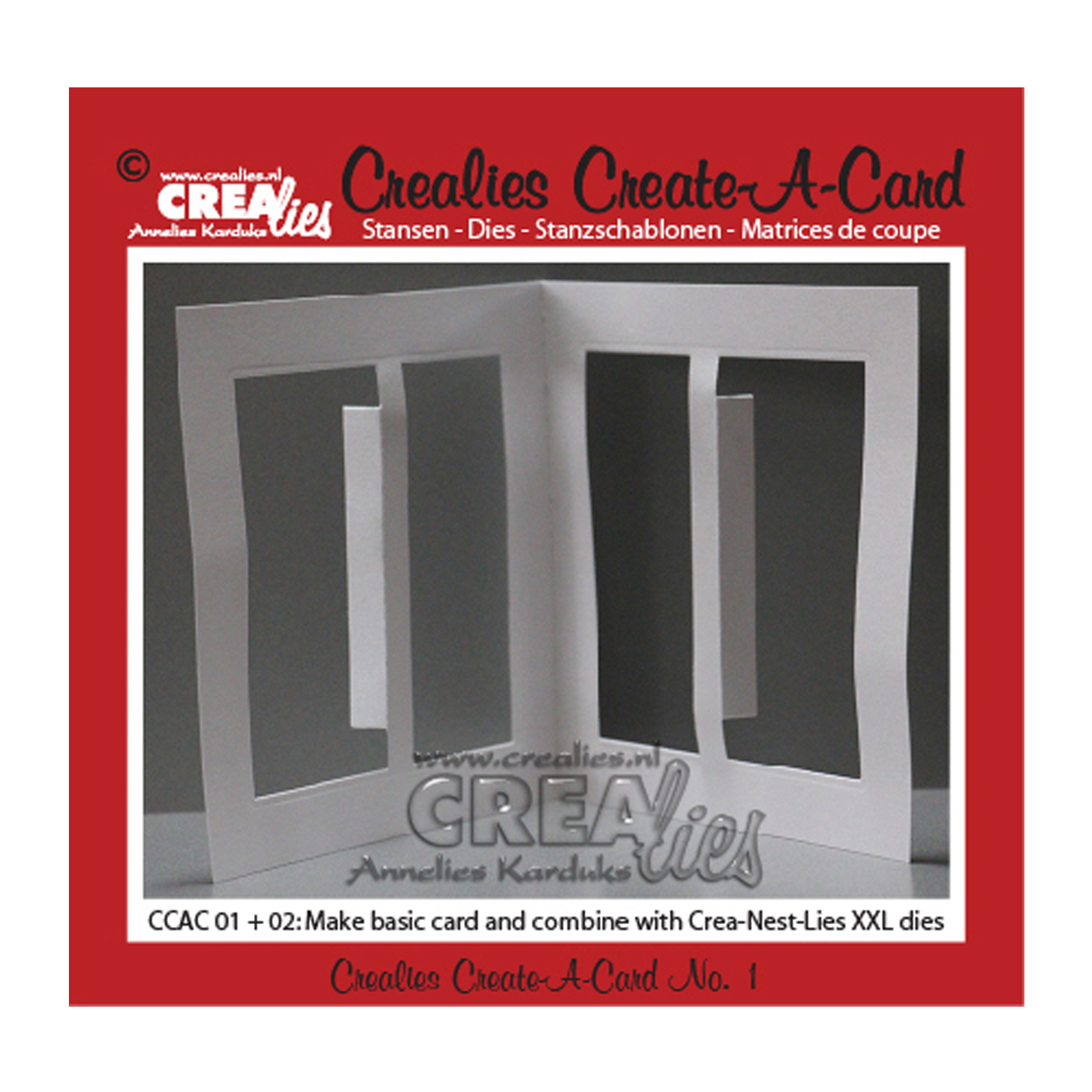 Crealies • Create A Card cutting die no.1