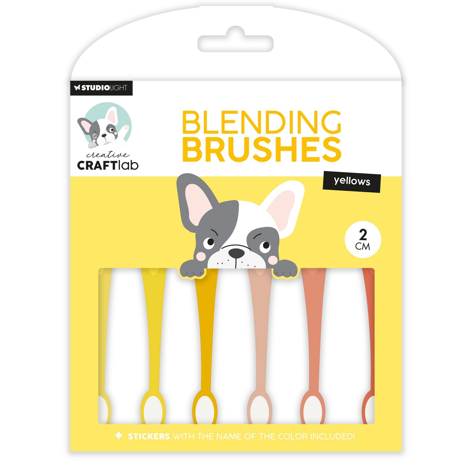 Creative Craftlab • Essentials Blending Brushes 2cm Soft Brush Yellows