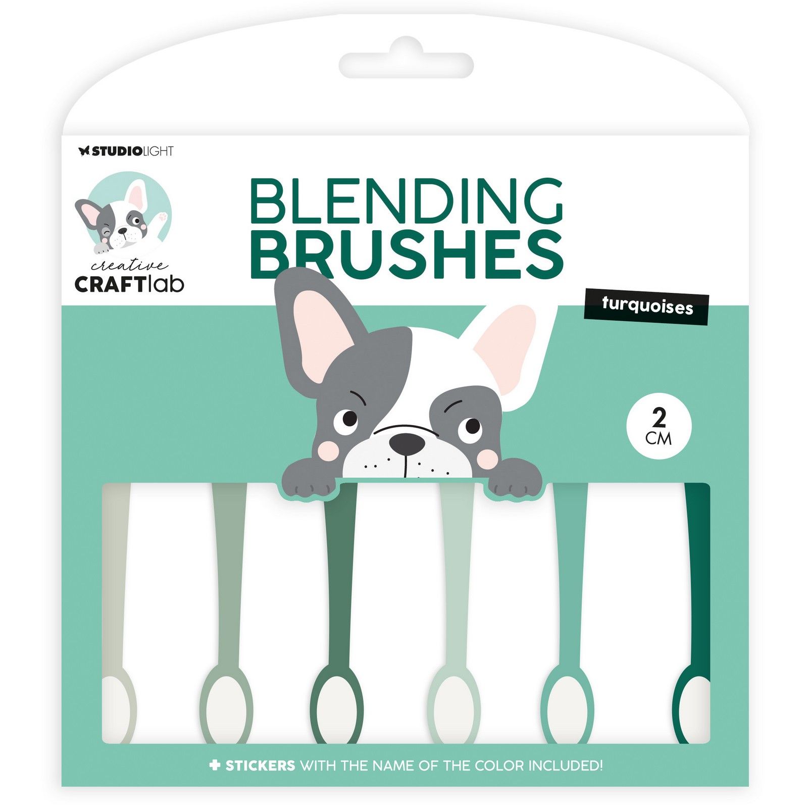Creative Craftlab • Essentials Blending Brushes Soft Brush Turquioses