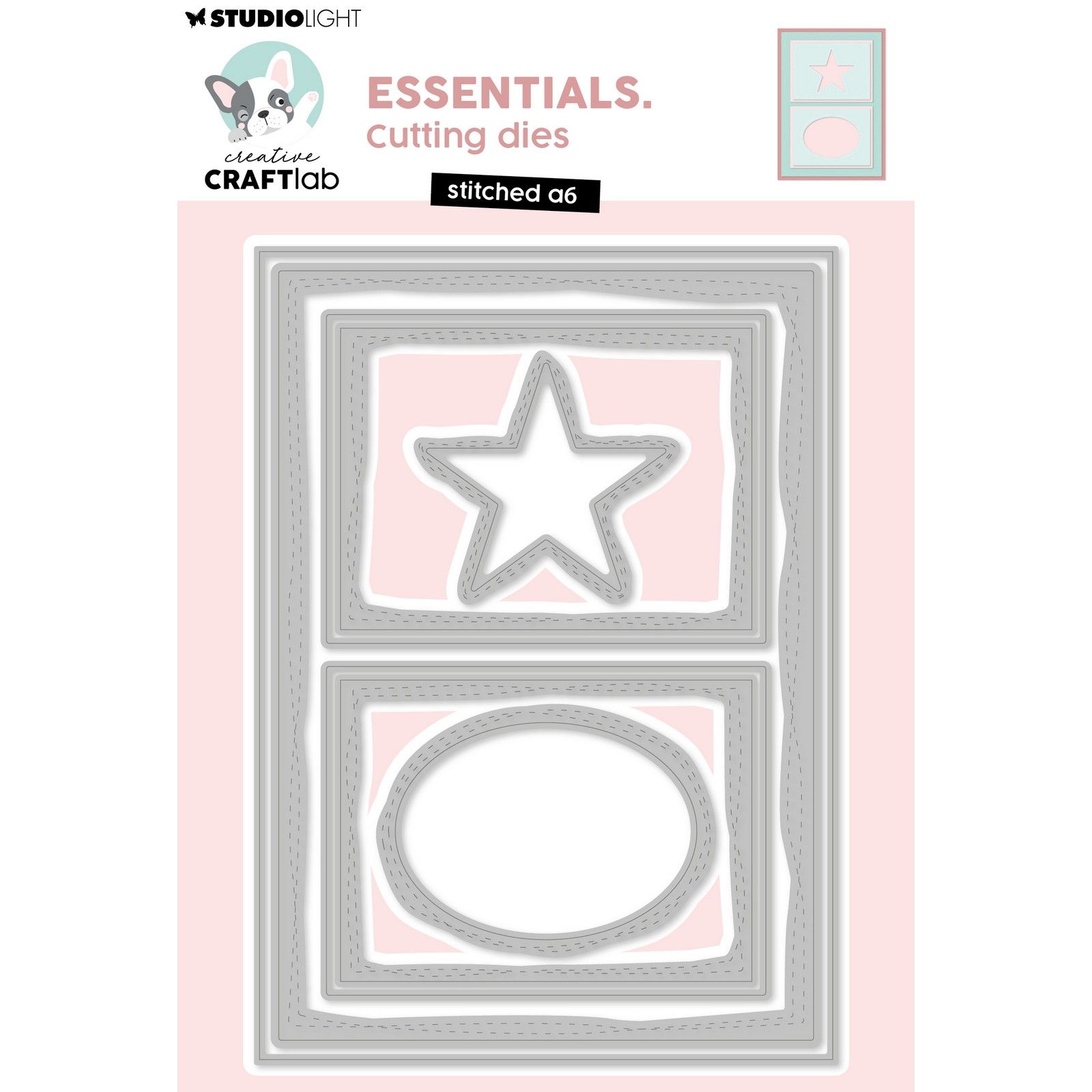 Creative Craftlab • Essentials Cutting die Stitched A6