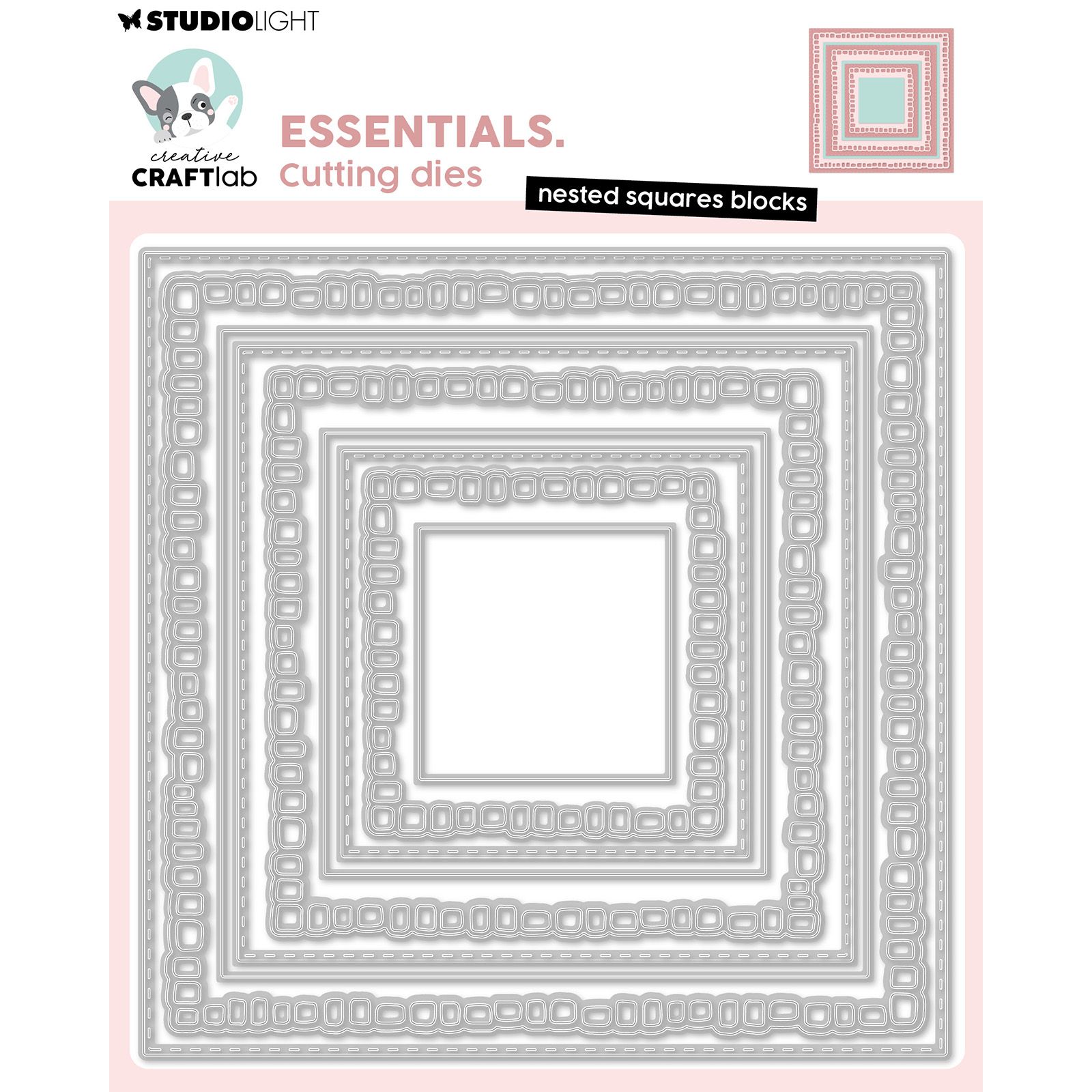 Creative Craftlab • Essentials Cutting die Nested squares blocks