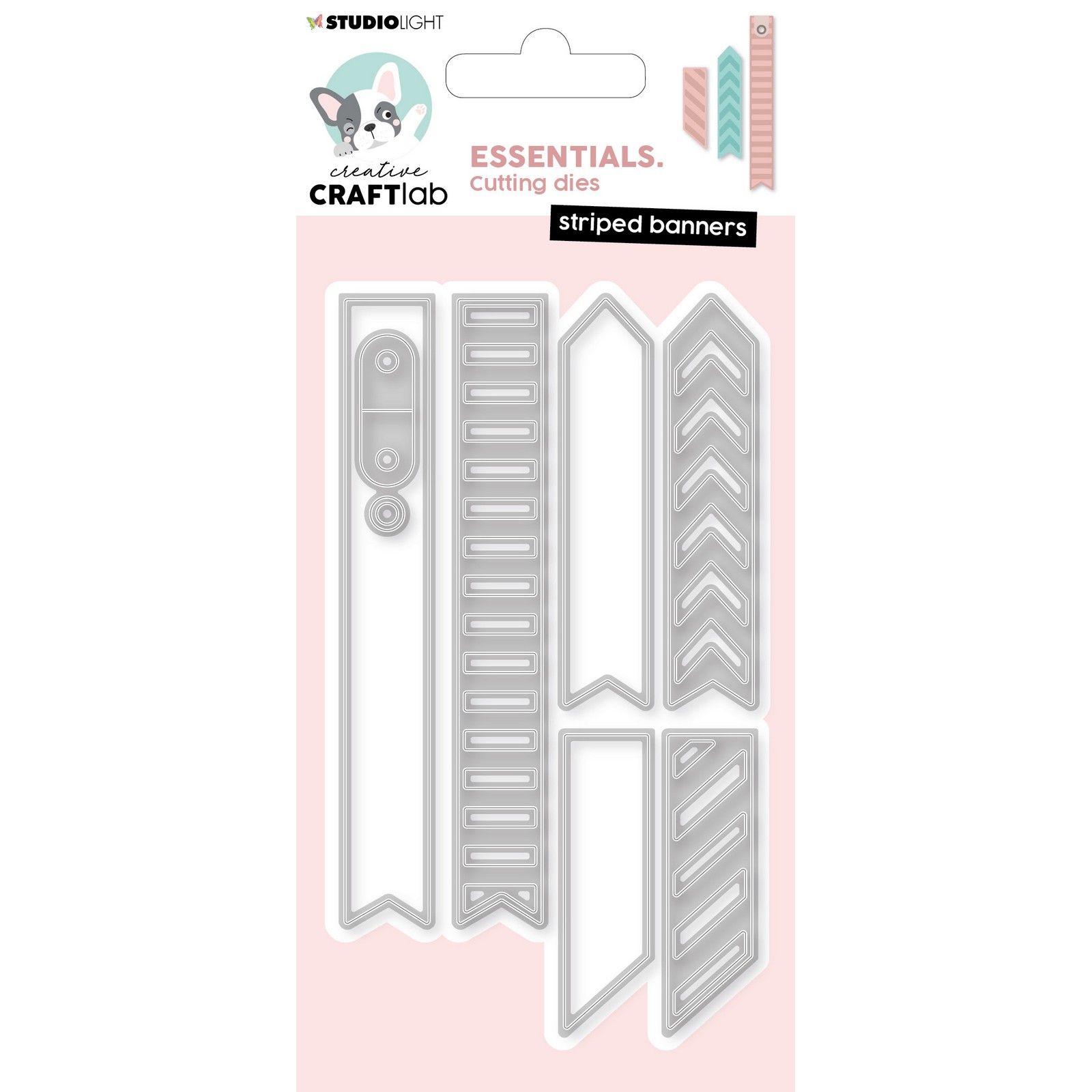 Creative Craftlab • Essentials Cutting Die Striped Banners