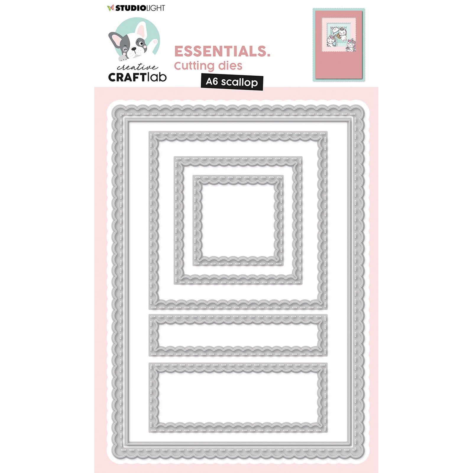 Creative Craftlab • Essentials Cutting Die Scalloped Square