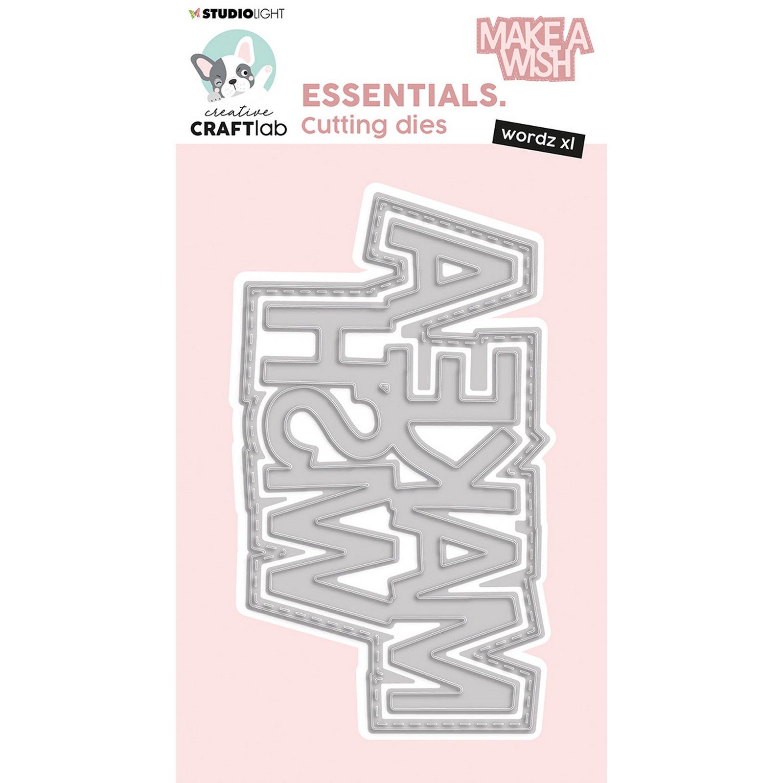 Creative Craftlab • Essentials Cutting Die Wordz xl Make A Wish