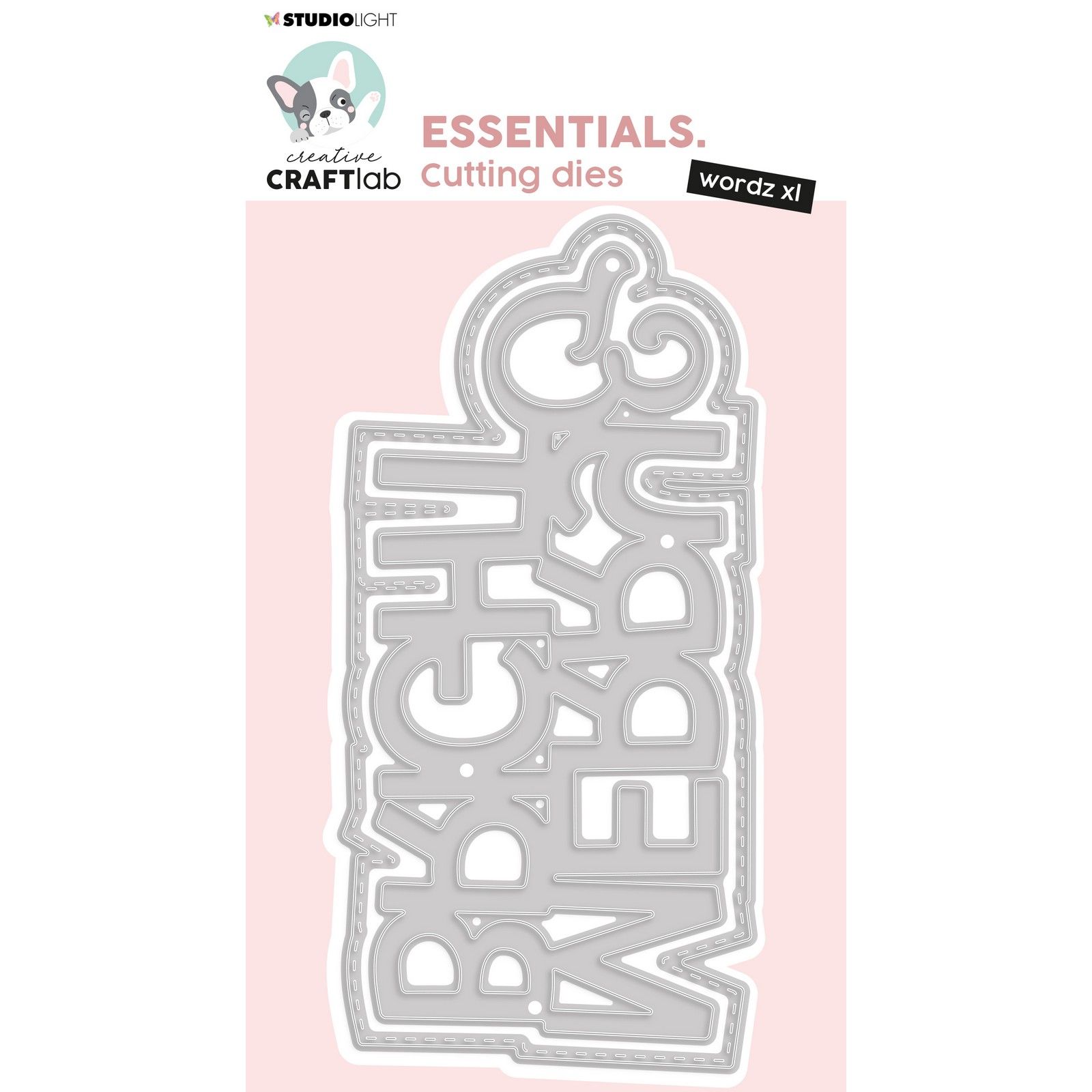 Creative Craftlab • Essentials Cutting Die Wordz XL Merry and Bright