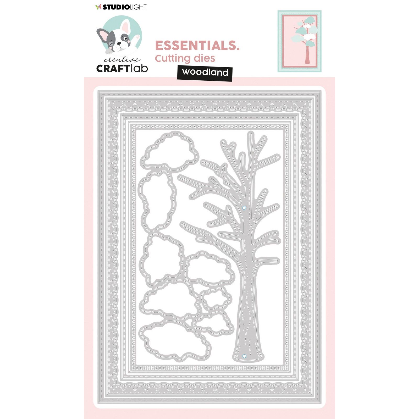 Creative Craftlab • Essentials Plantilla de Corte Woodland