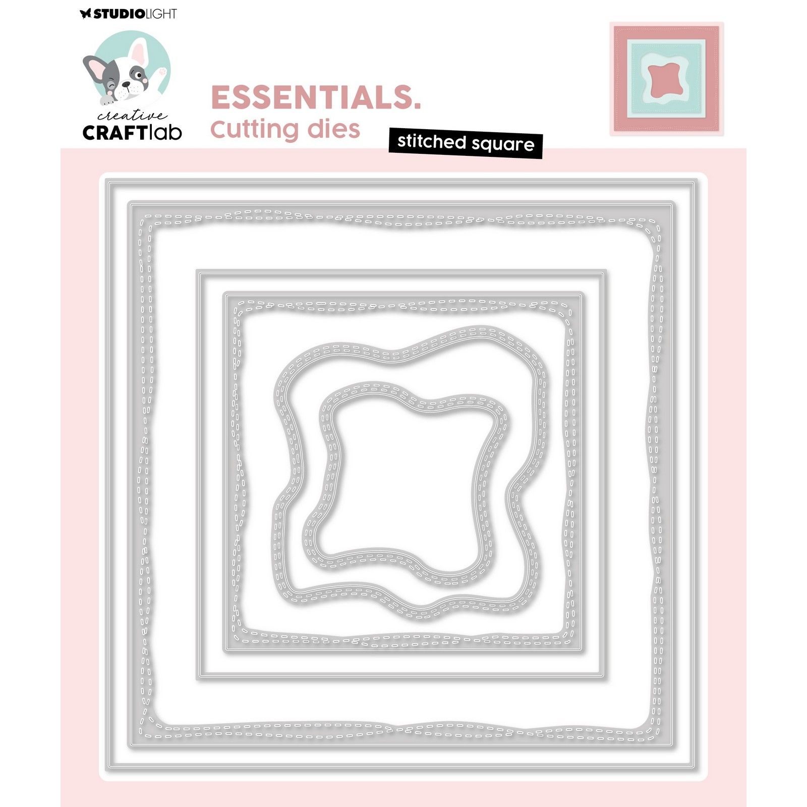 Creative Craftlab • Essentials Cutting Die Stitched Square