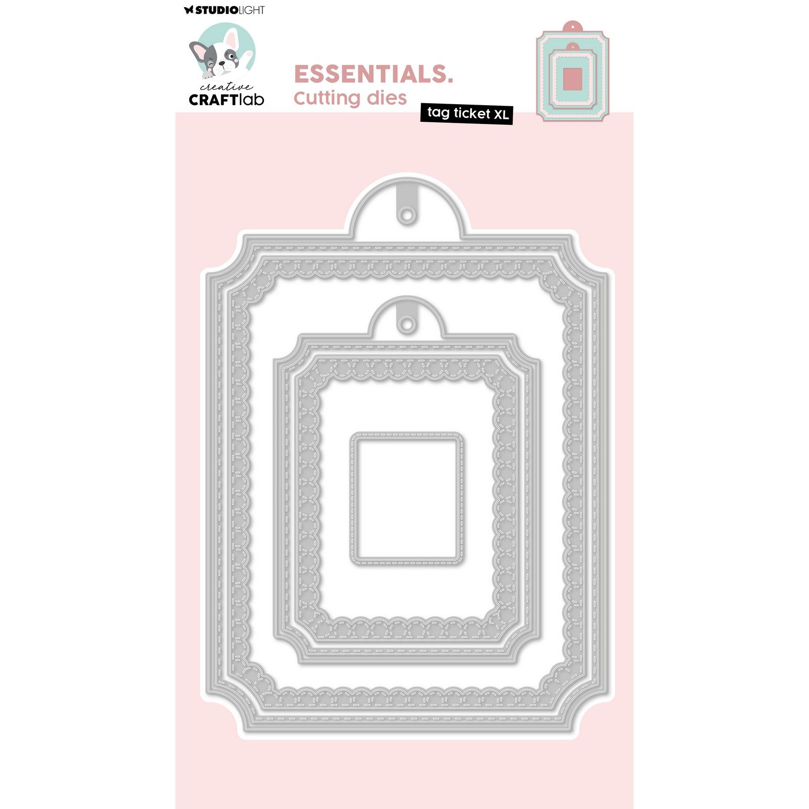 Creative Craftlab • Essentials Cutting Die Tag Ticket XL