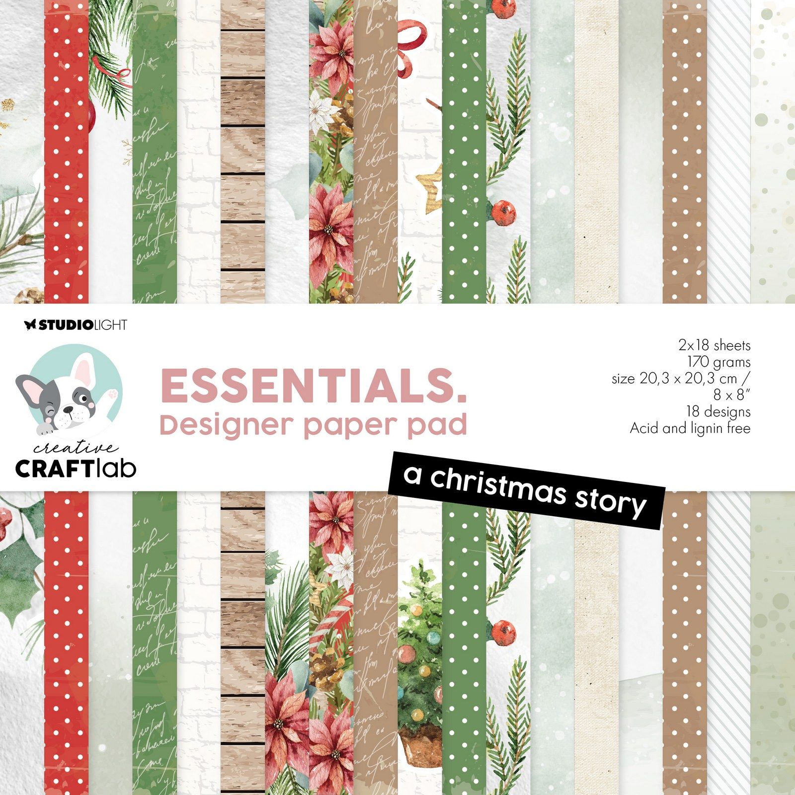 Creative Craftlab • Essentials Design Paper Pad A Christmas Story