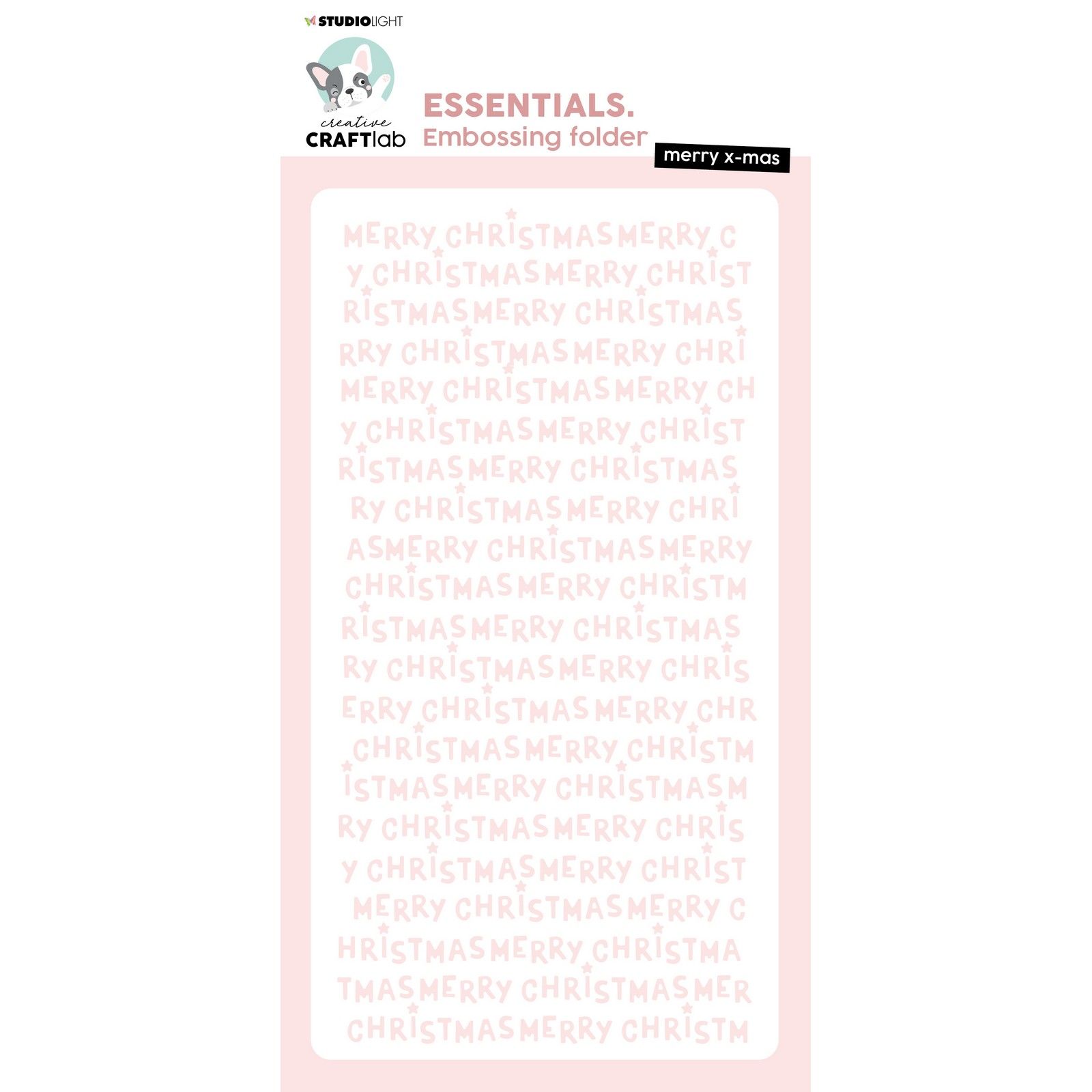 Creative Craftlab • Essentials Embossing Folder Merry X-Mas