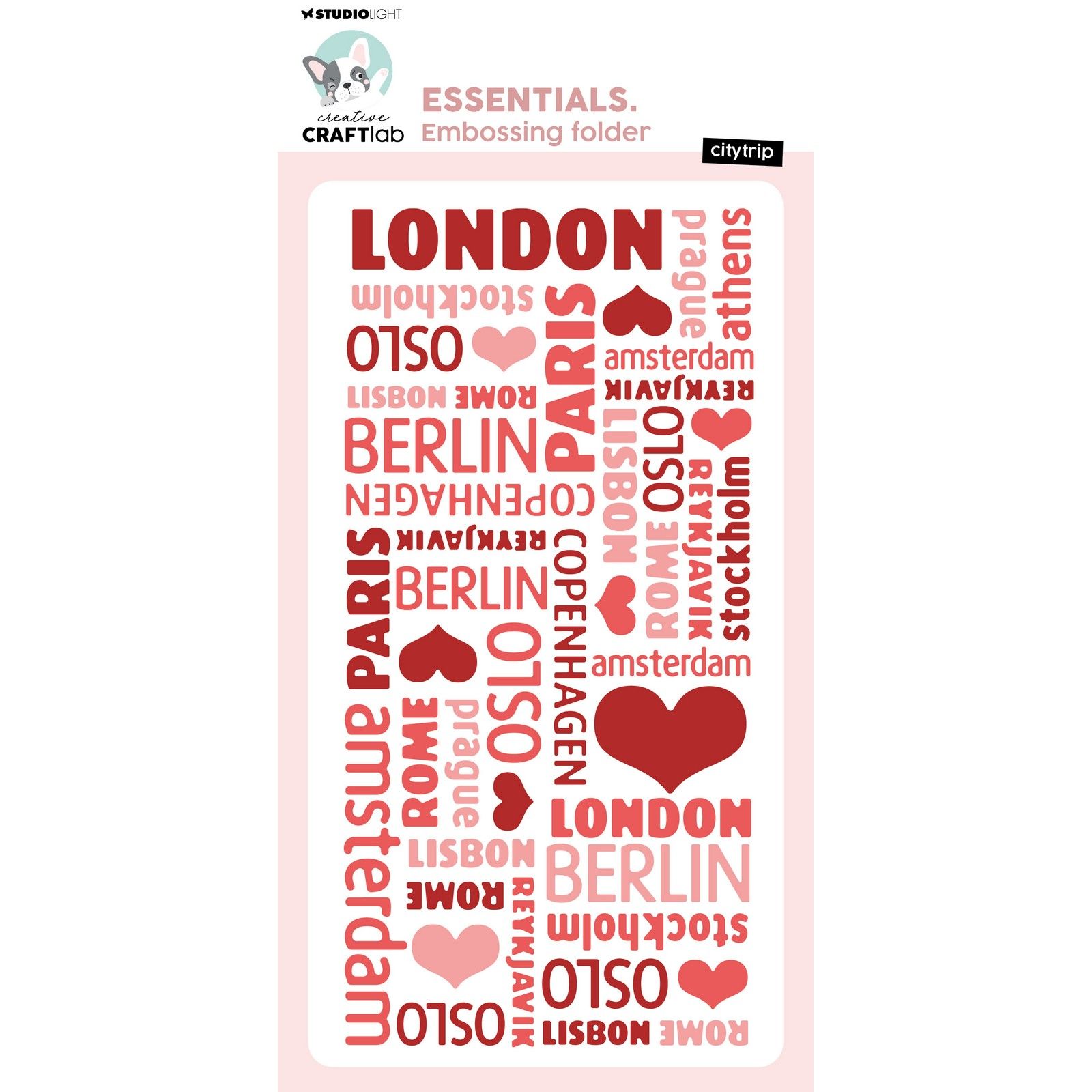 Creative Craft Lab • Essentials Embossing folder Citytrip