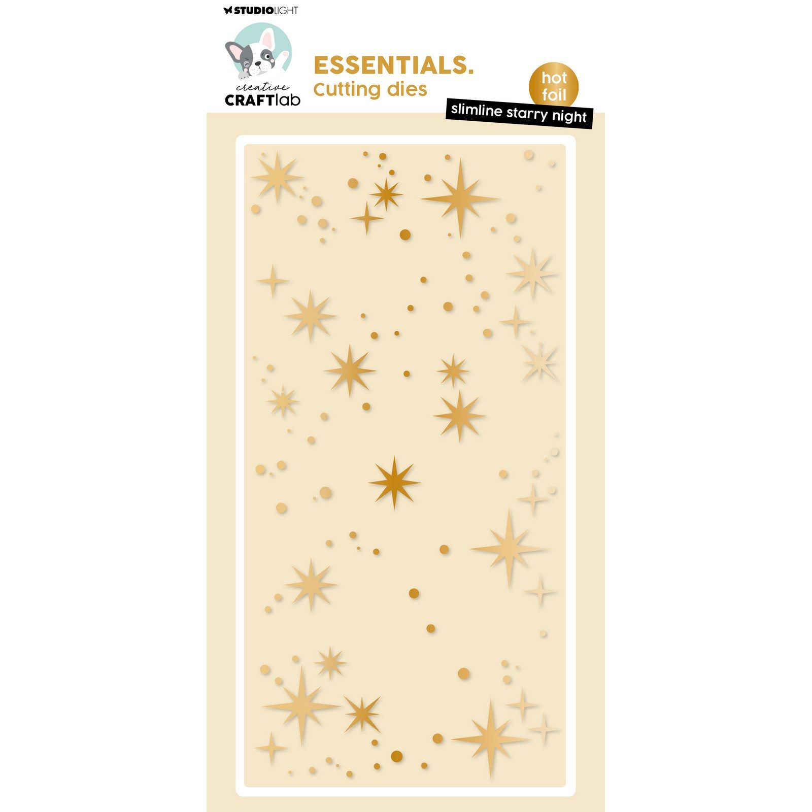 Creative Craftlab • Essentials Hot Foil Cutting Die Slimline Starry Night