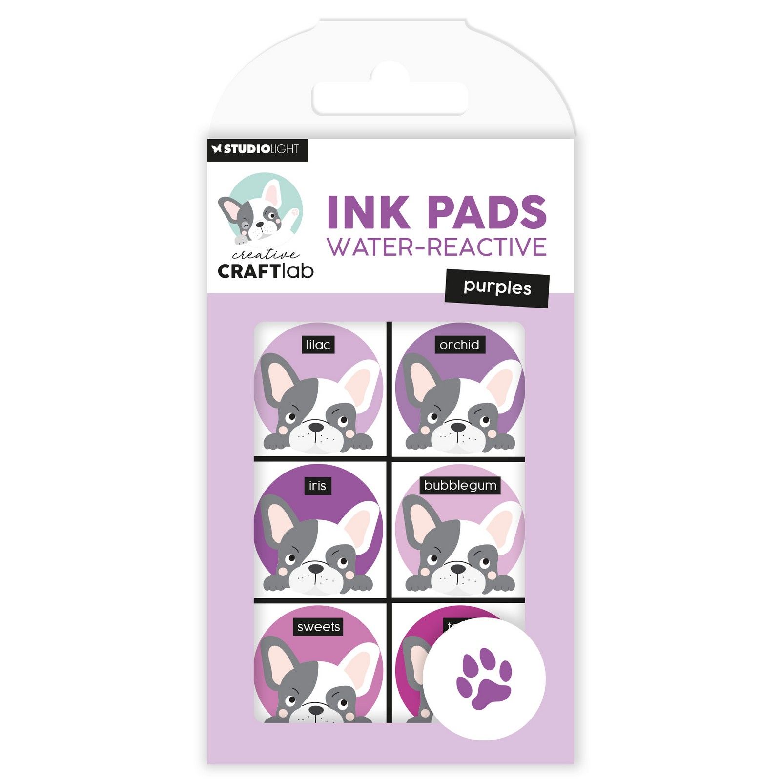 Creative Craftlab • Essentials Ink Pads Water-Reactive Purples