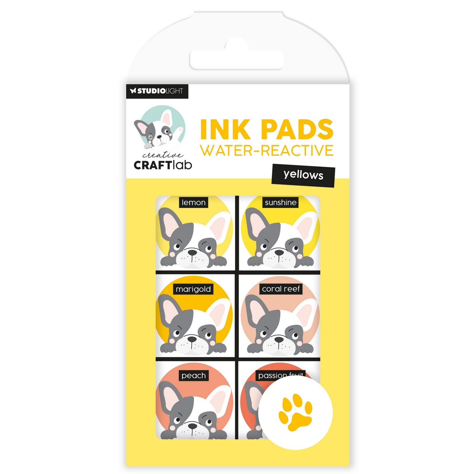 Creative Craftlab • Essentials Ink Pads Water-Reactive Yellows