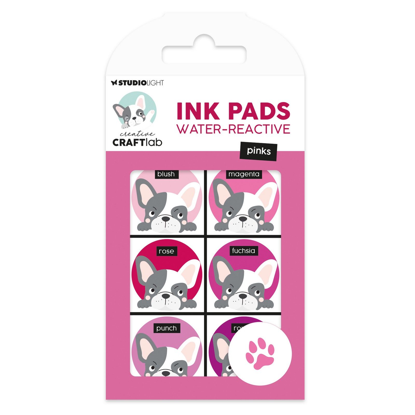 Creative Craftlab • Essentials Ink Pads Water-Reactive Pinks