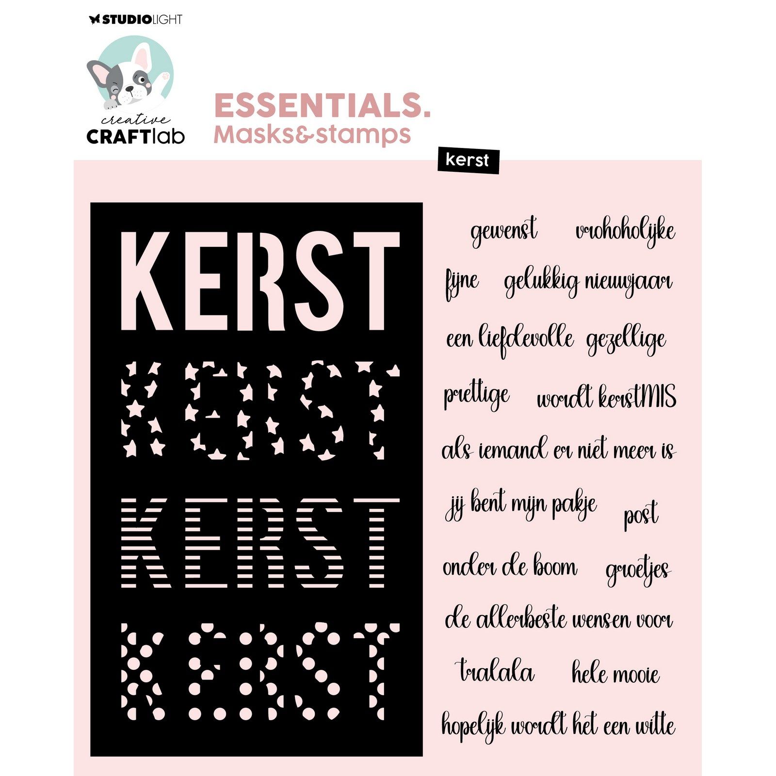 Creative Craftlab • Essentials Mask & Stamps Kerst