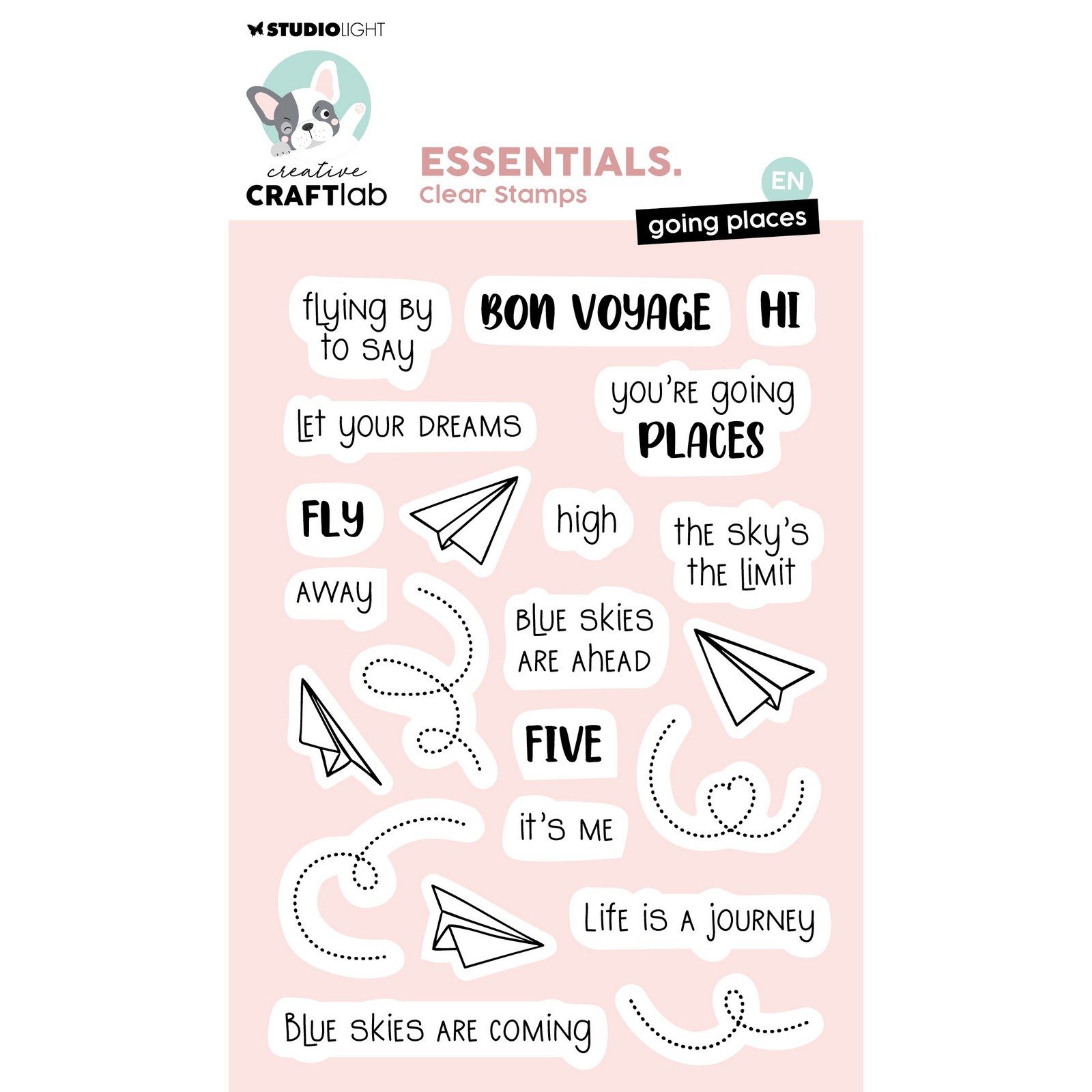 Creative Craftlab • Essentials Clear Stamp Going Places