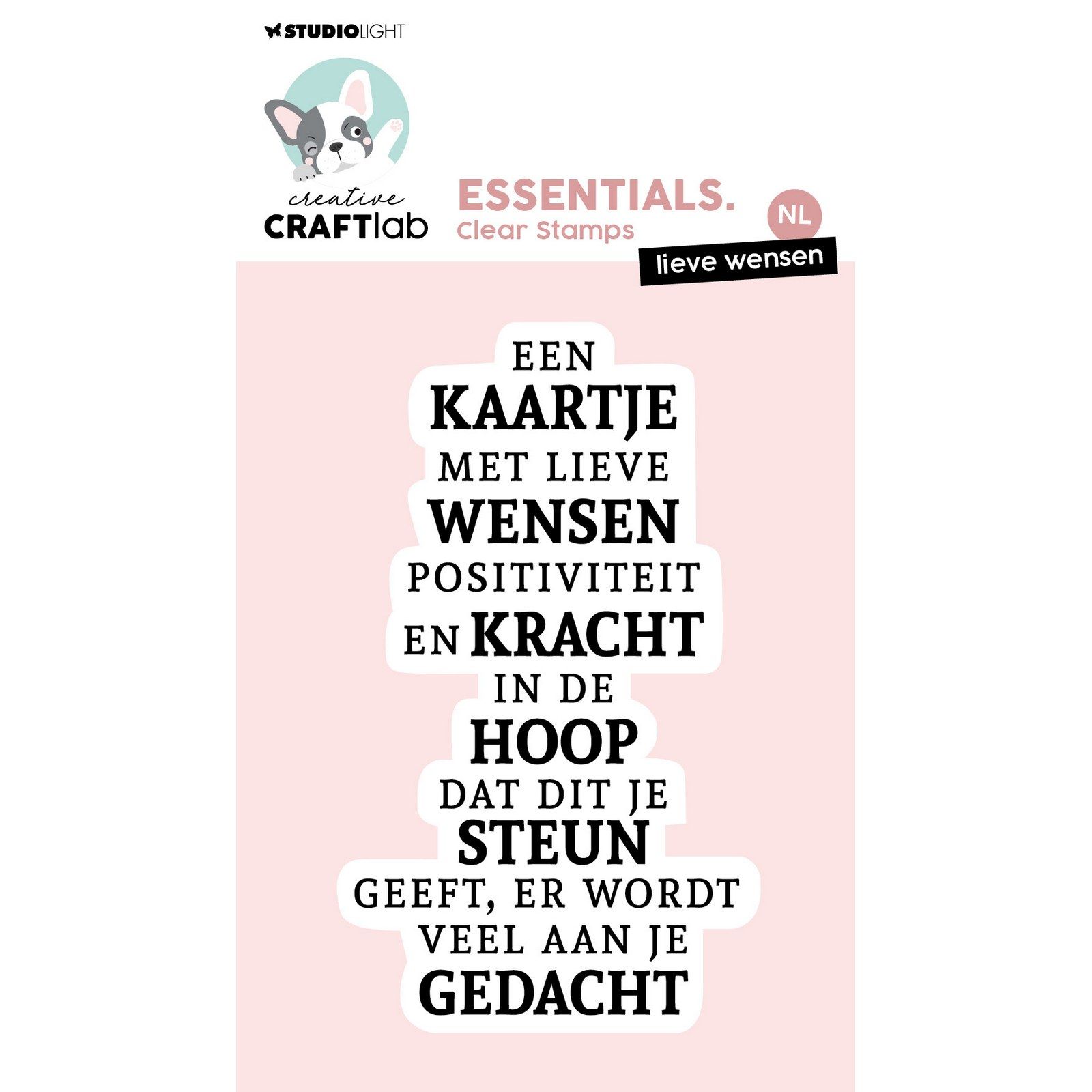 Creative Craftlab • Essentials Clear Stamp Lieve Wensen