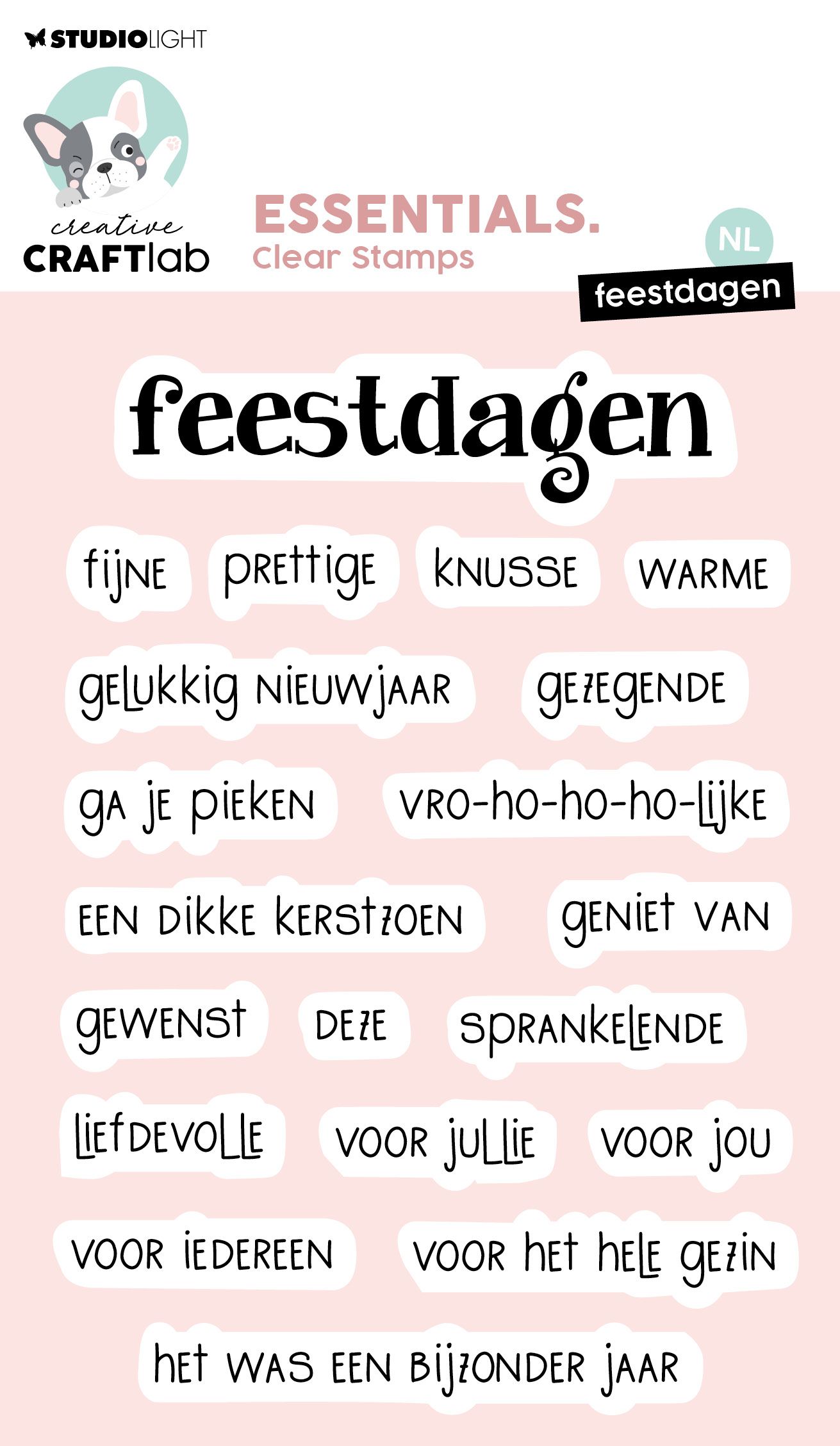Creative Craftlab • Essentials Clear Stamp Feestdagen