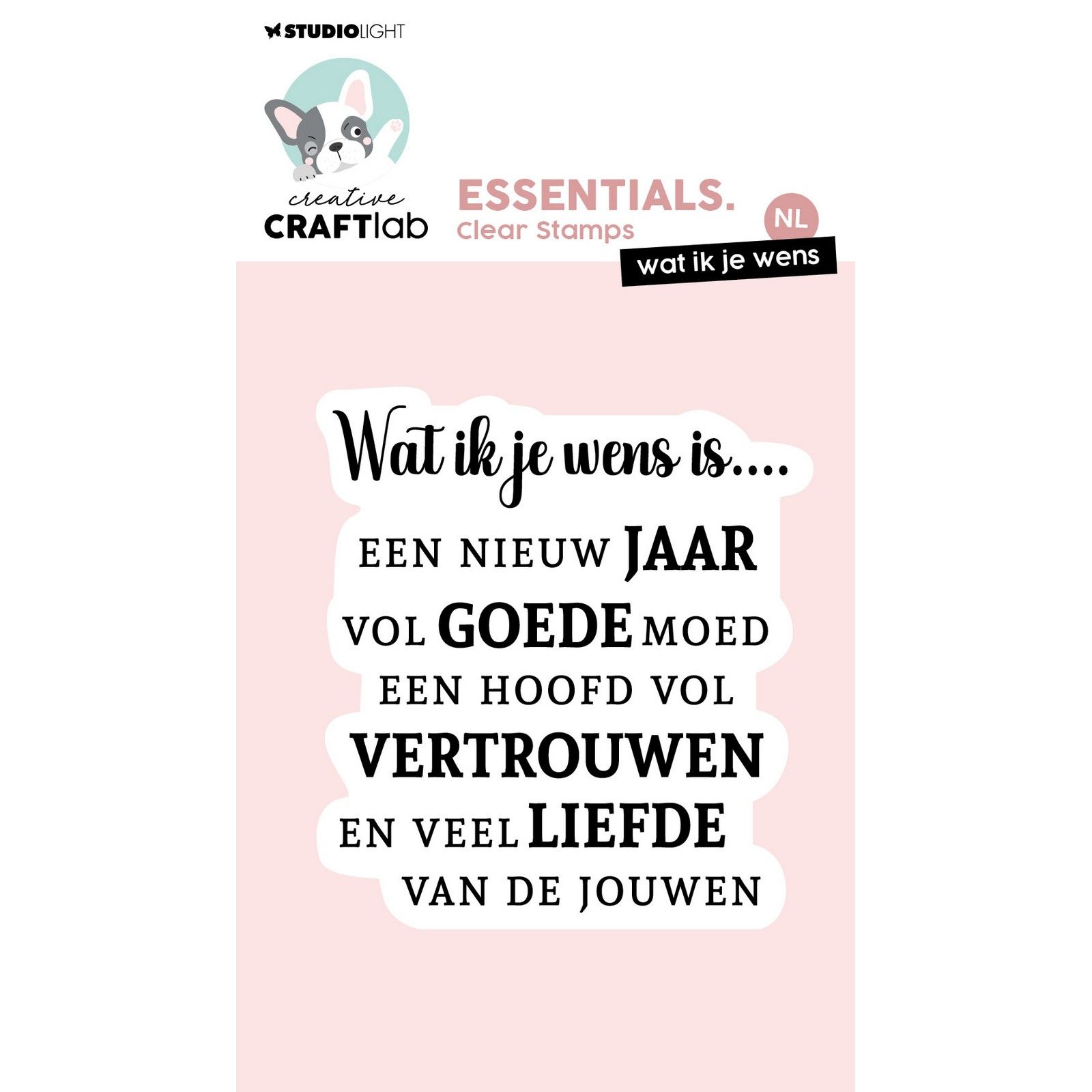 Creative Craft Lab • Essentials Clear Stamp Wat ik je wens
