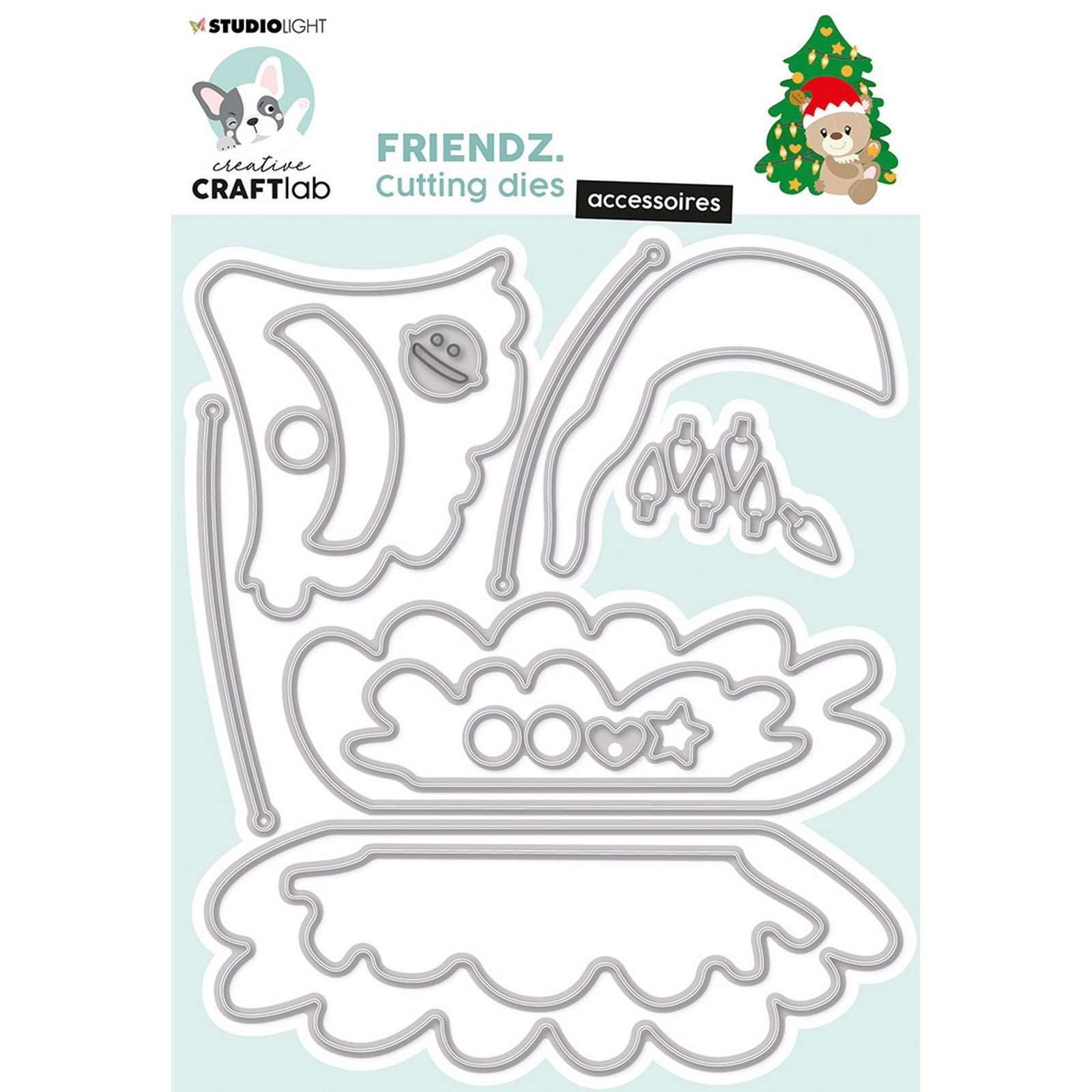 Creative Craftlab • Friendz Cutting Die Christmas Accessoires