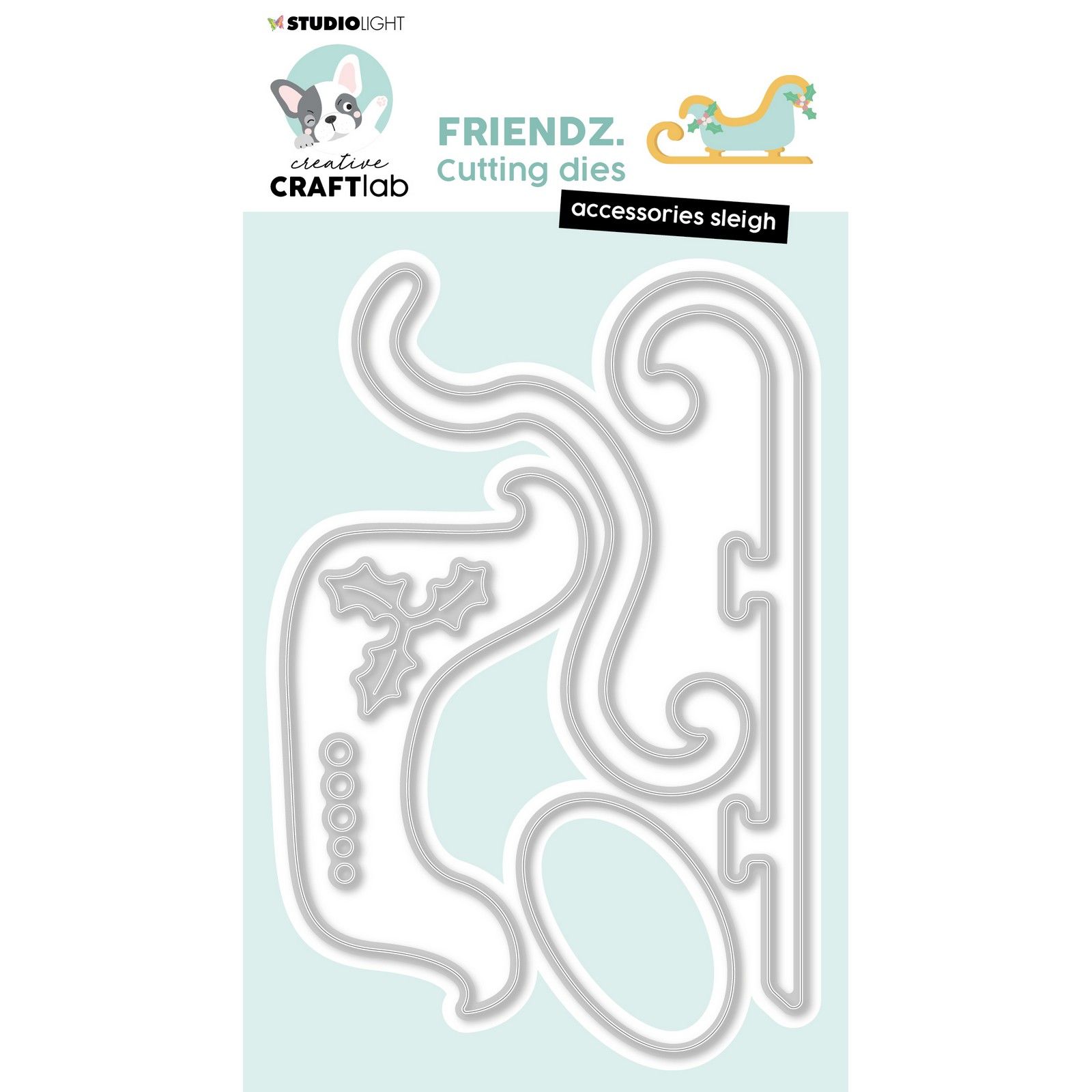 Creative Craftlab • Friendz Plantilla De Corte Accessoires Sleigh