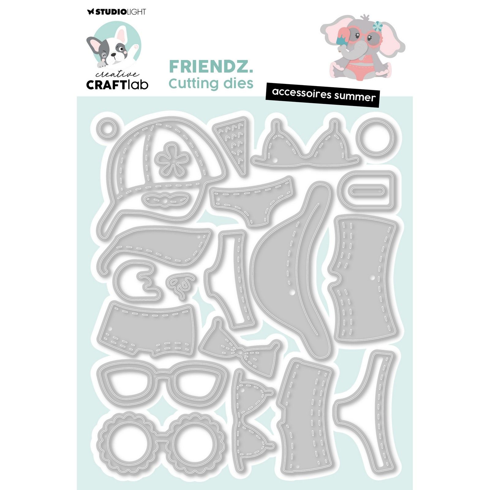 Creative Craftlab • Friendz Cutting Die Accessoires summer