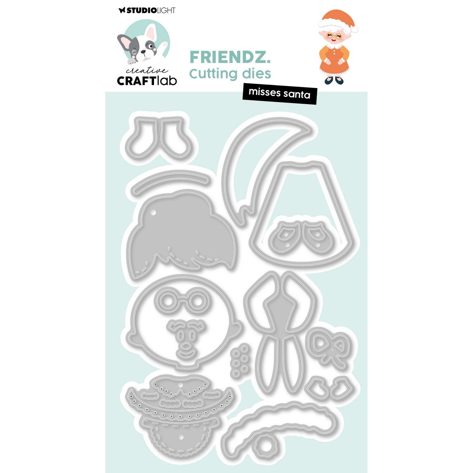 Creative Craftlab • Friendz Cutting Die Misses Santa