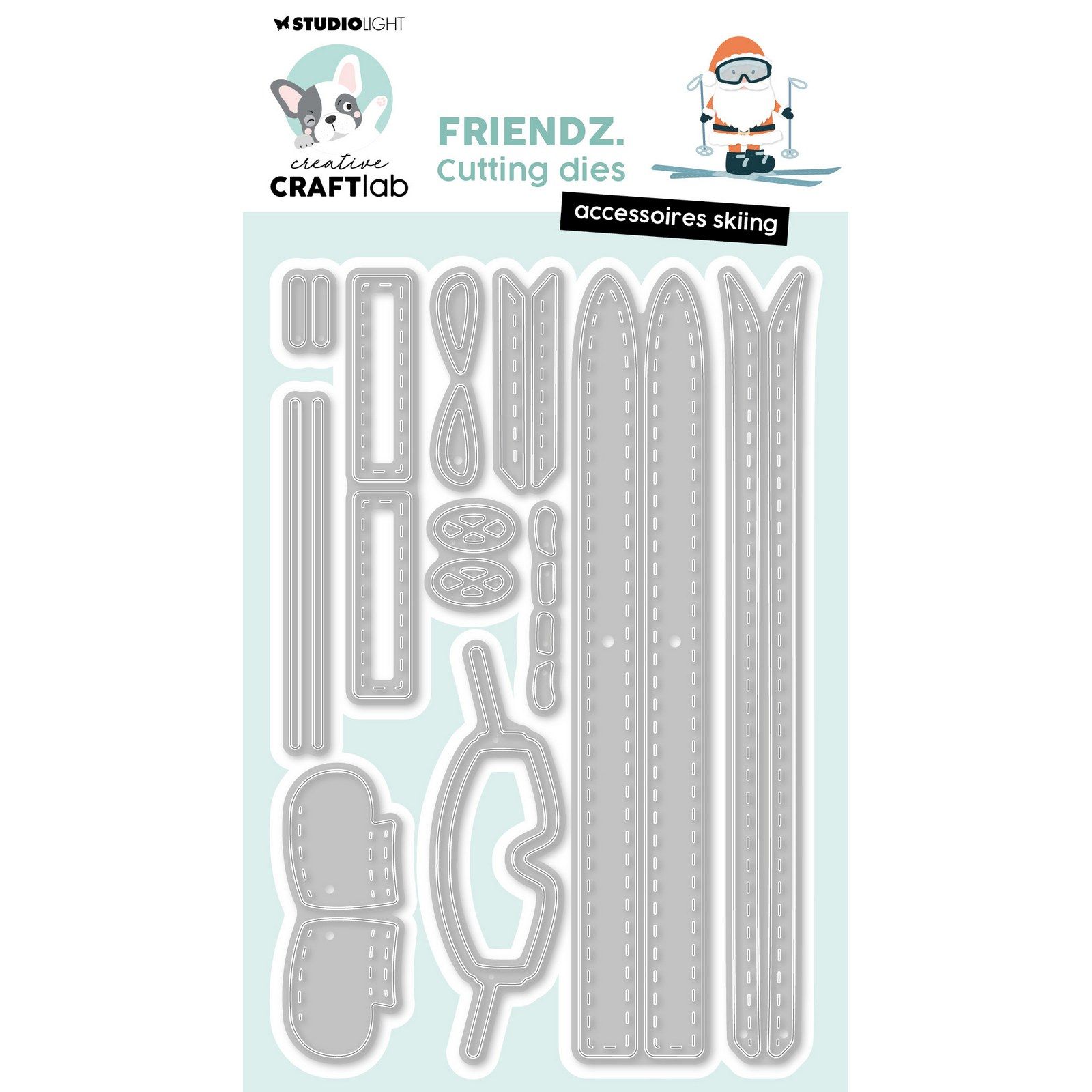 Creative Craftlab • Friendz Cutting Die Accessoires Skiing
