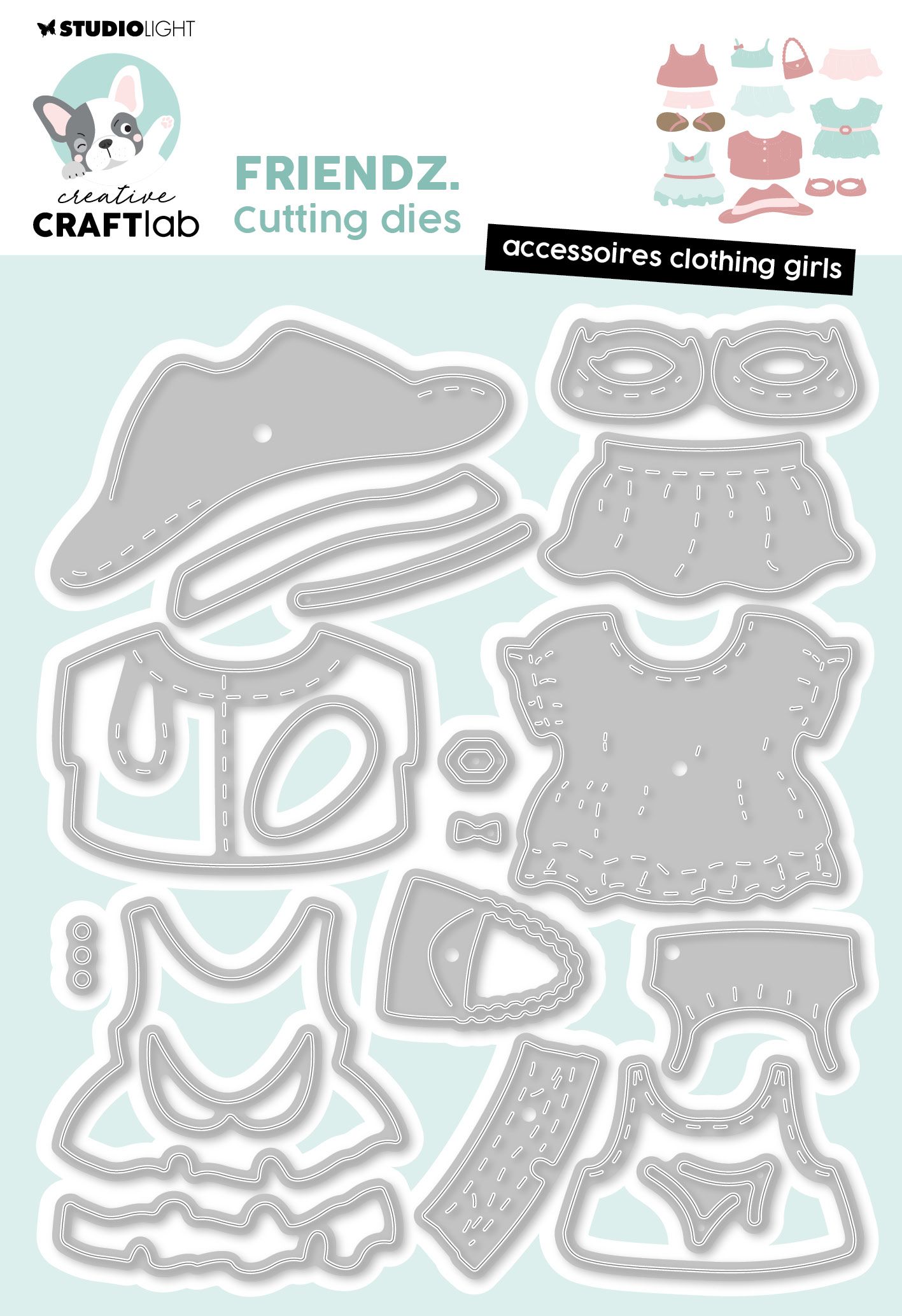 Creative Craftlab • Friendz Cutting Die Accessoires Clothing Girls
