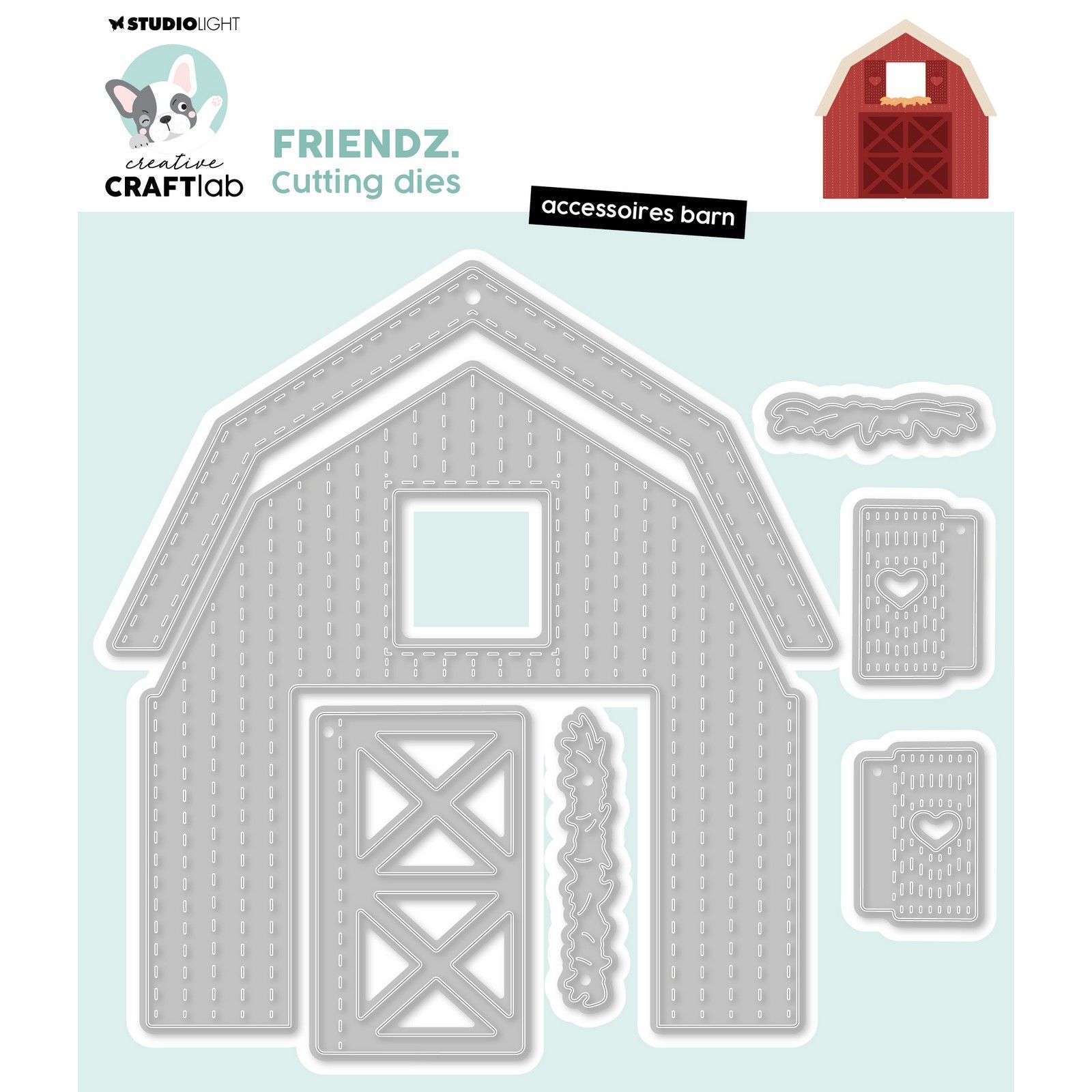 Creative Craftlab • Friendz Cutting Die Accessoires Barn