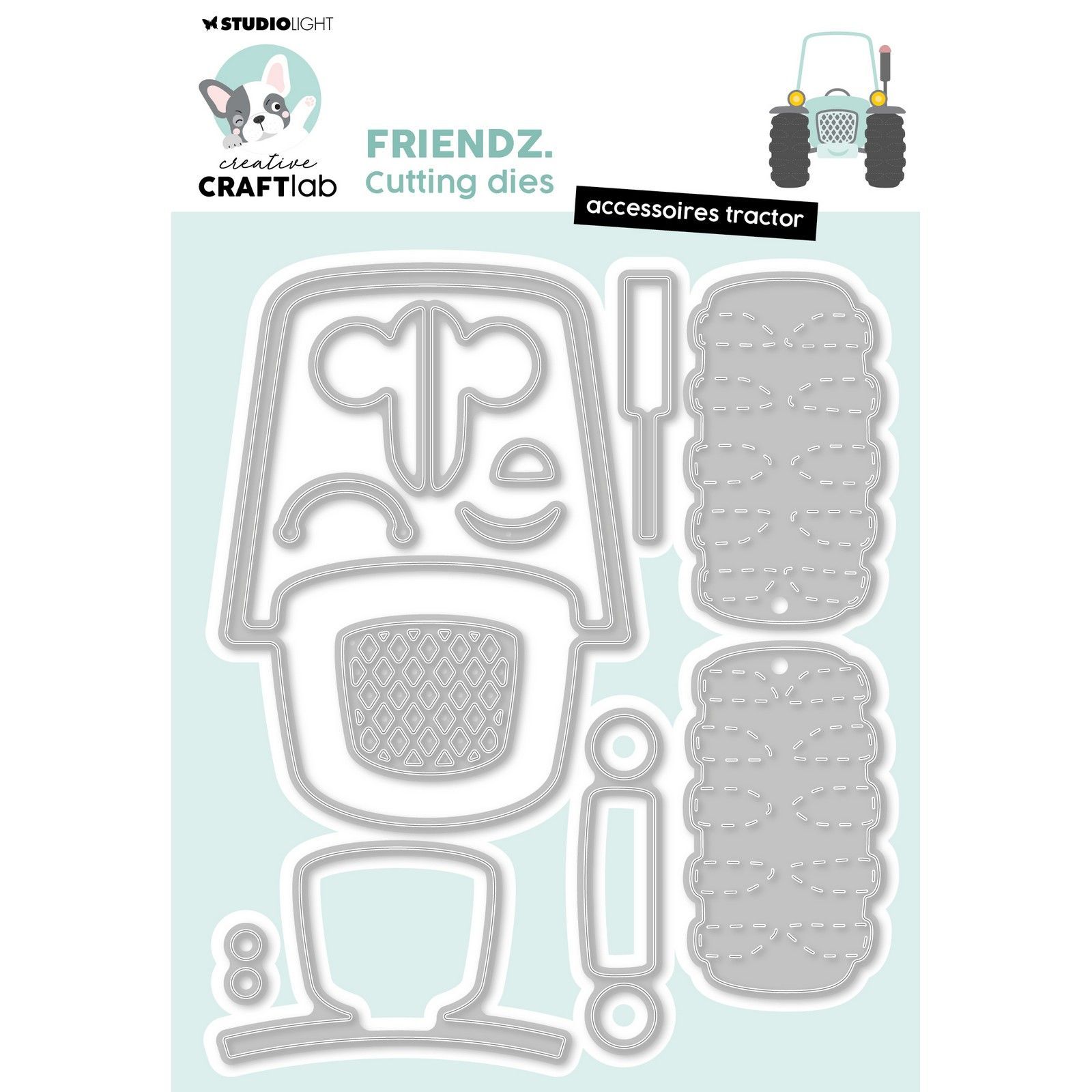 Creative Craftlab • Friendz Cutting Die Accessoires Tractor