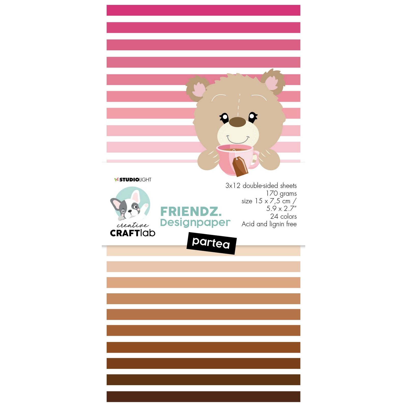 Creative Craftlab • Friendz Mini Paper Pad Partea