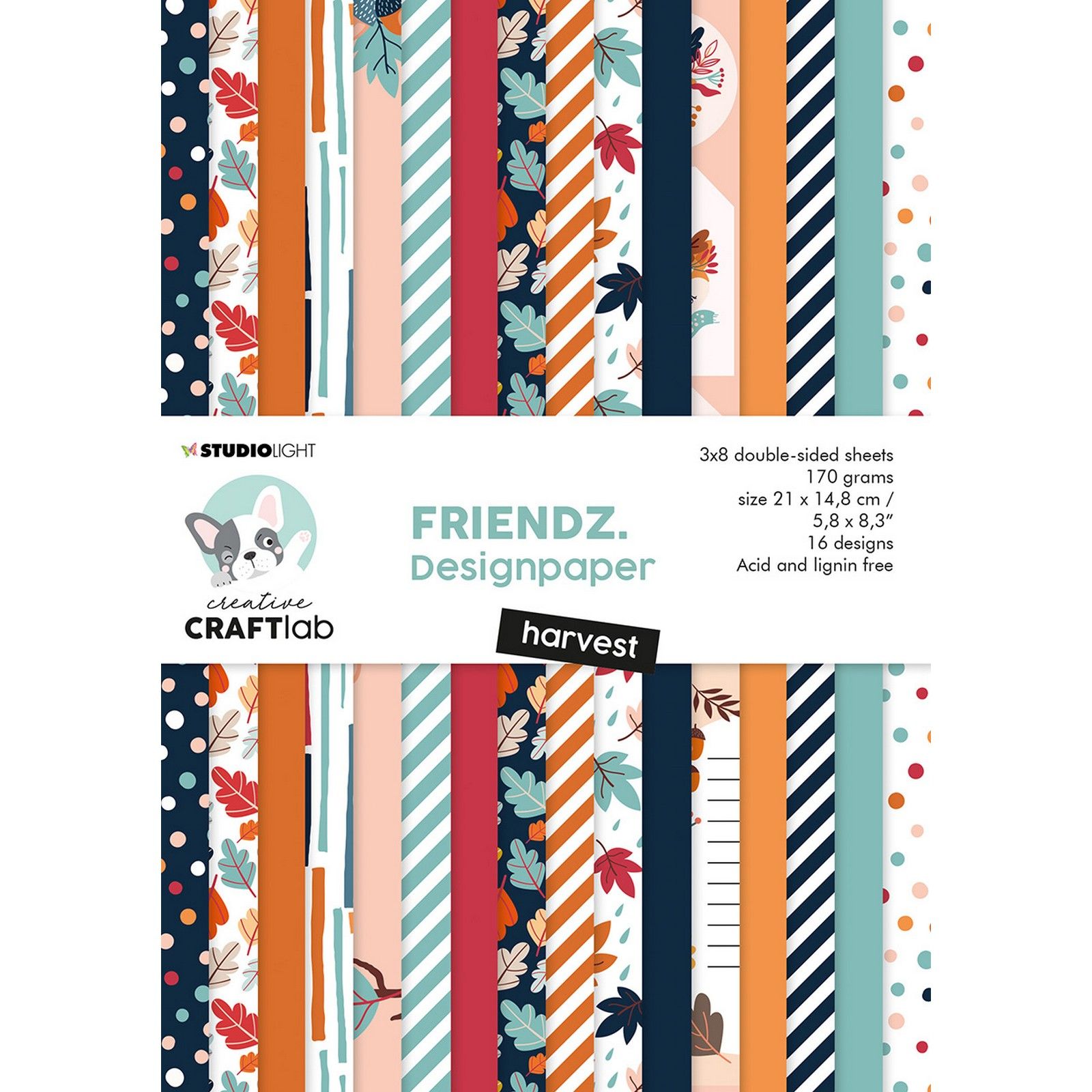 Creative Craftlab • Friendz Paper Pad Harvest