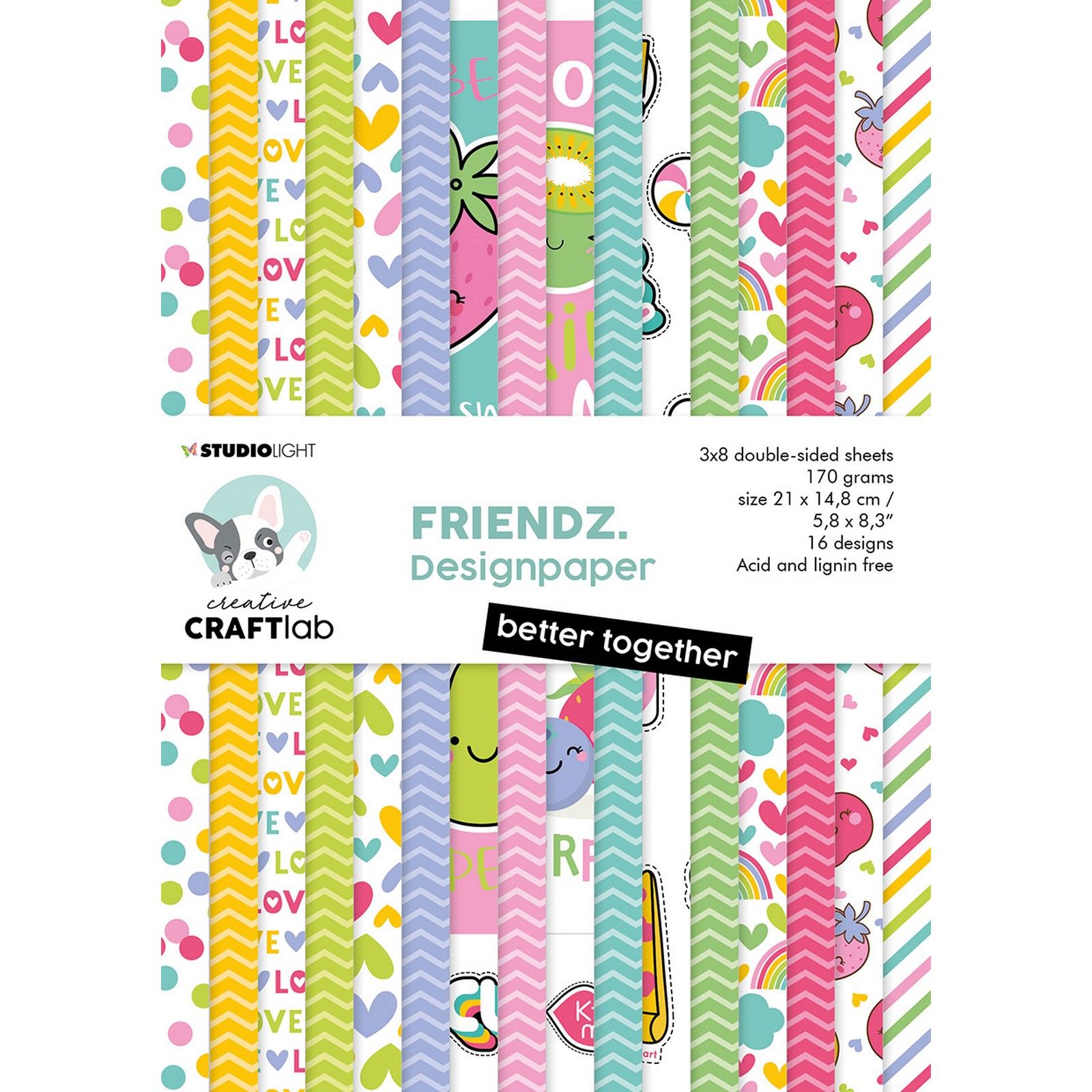 Creative Craftlab • Friendz Paper Pad Better Together