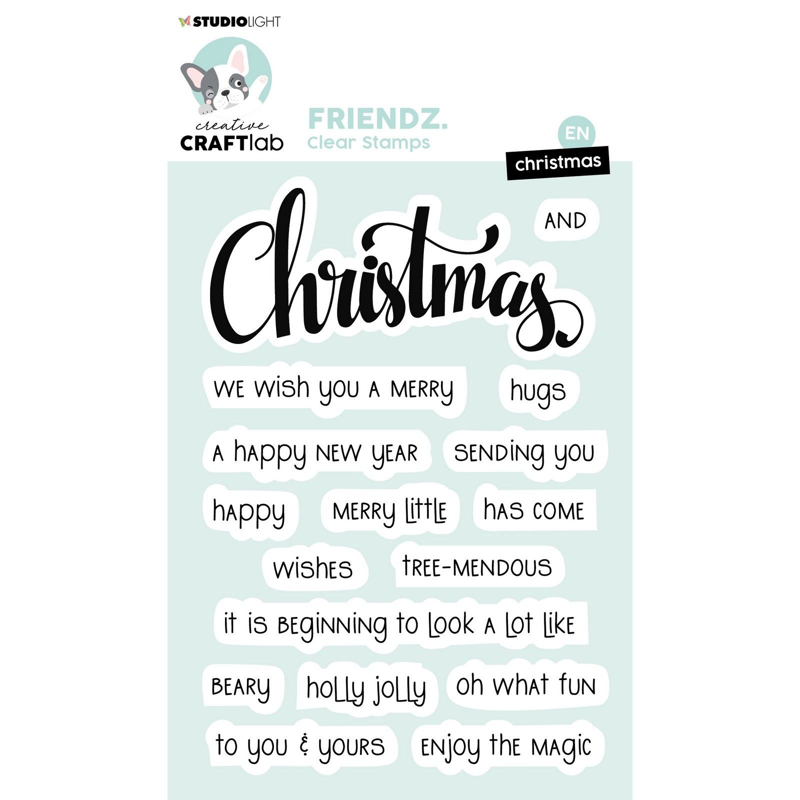 Creative Craftlab • Friendz Clear Stamp Christmas combo