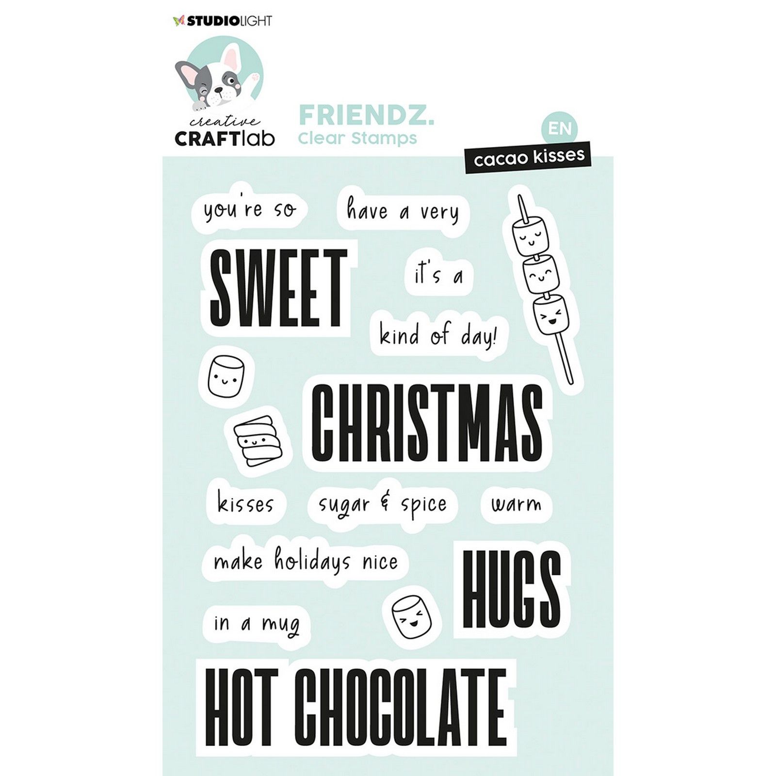 Creative Craftlab • Friendz Clear Stamp Cacao Kisses