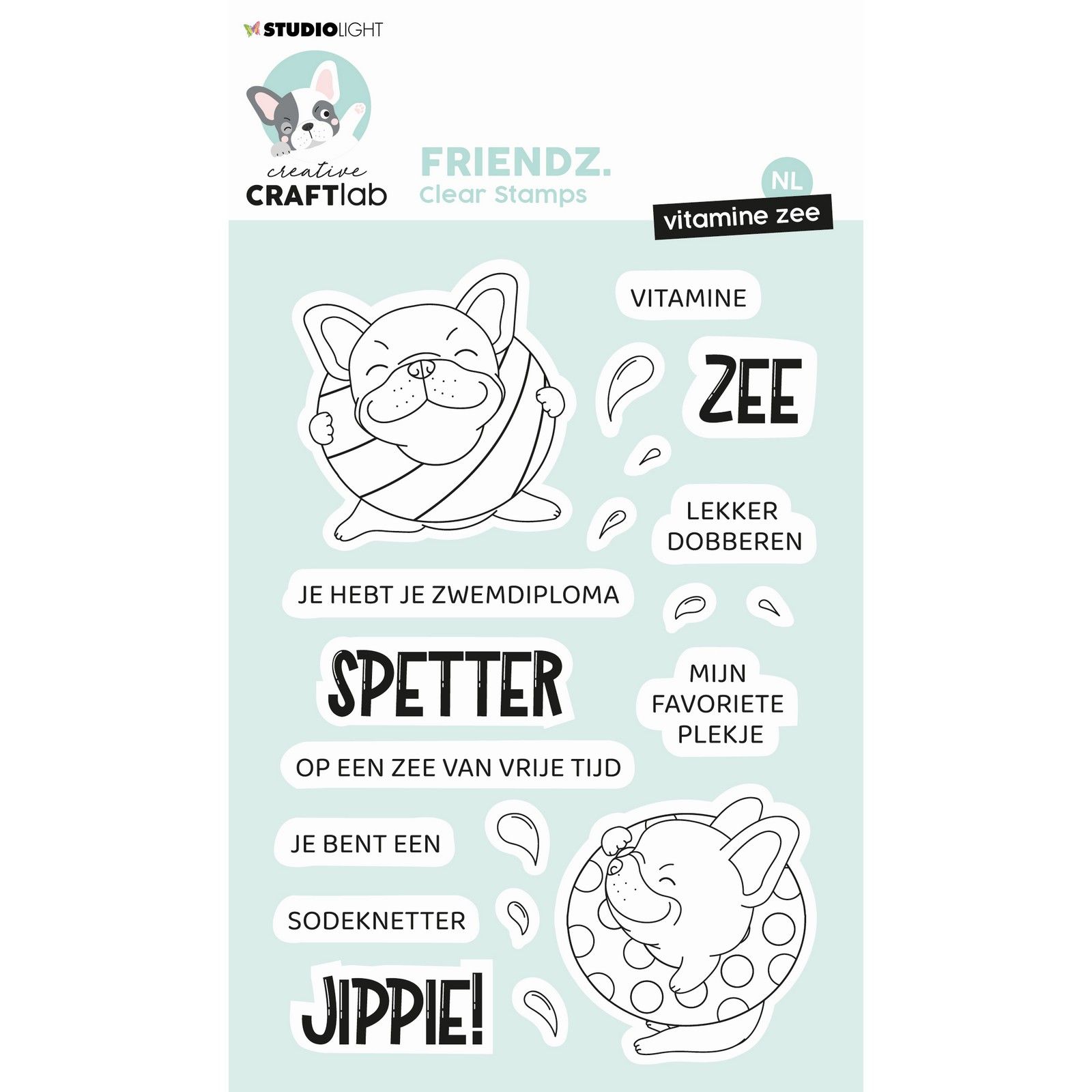 Creative Craftlab • Friendz Clear Stamp Vitamine Zee